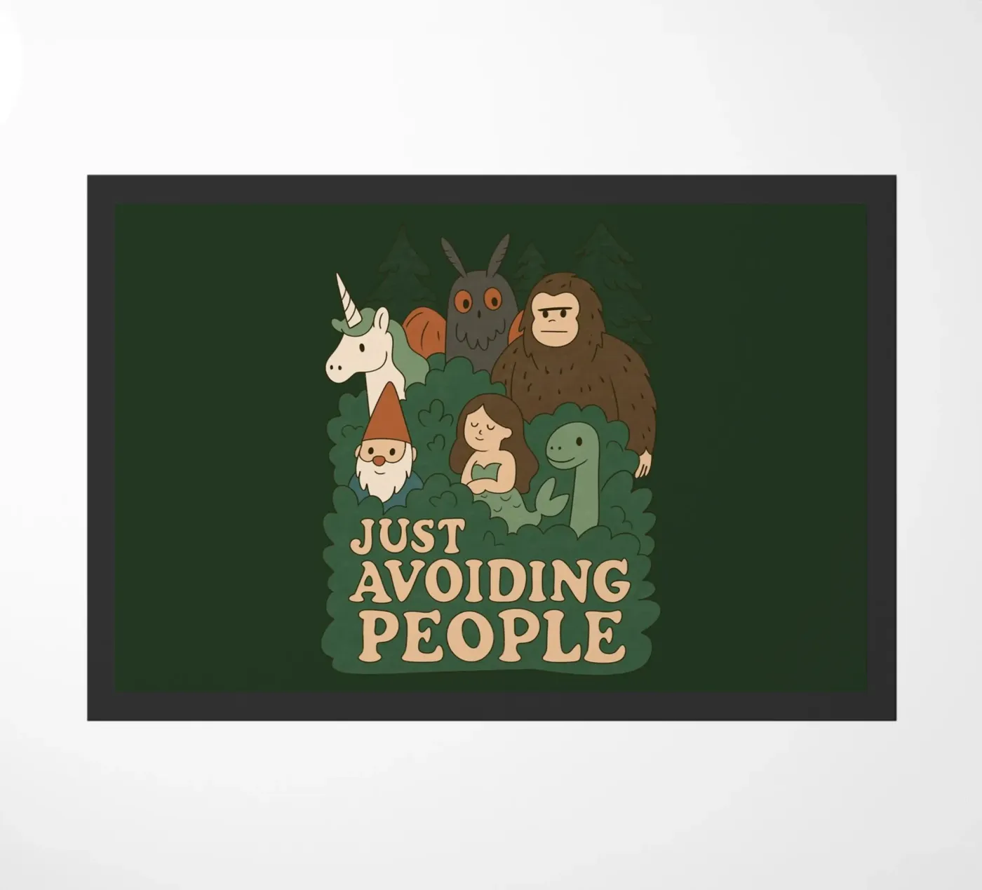 Just Avoiding People - Cryptids paillasson de Loobs
