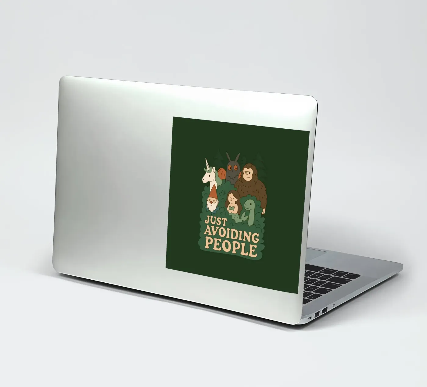 Evitare le persone - Criptidi adesivo da Loobs