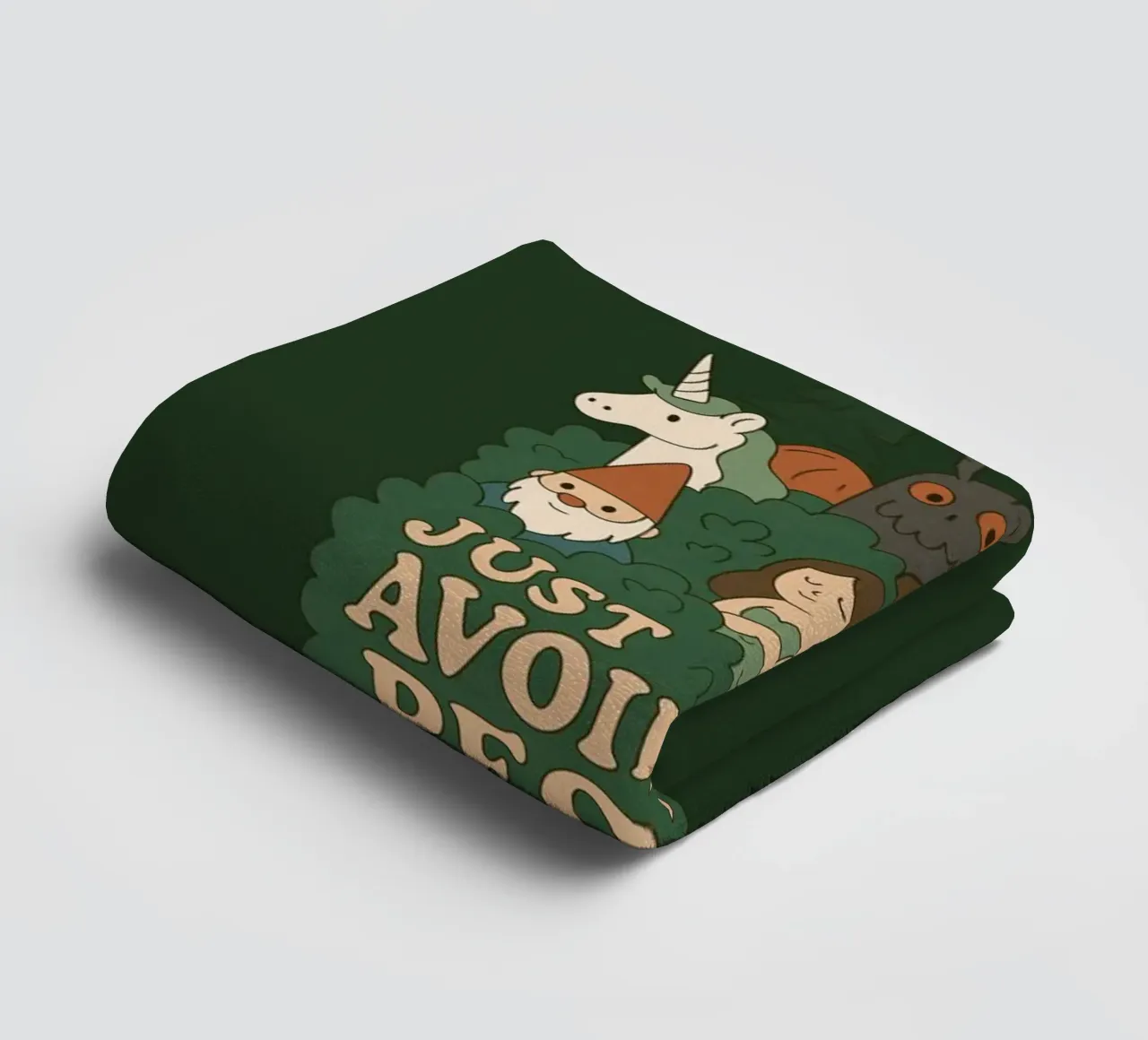 Evitare le persone - Criptidi asciugamano da bagno da Loobs