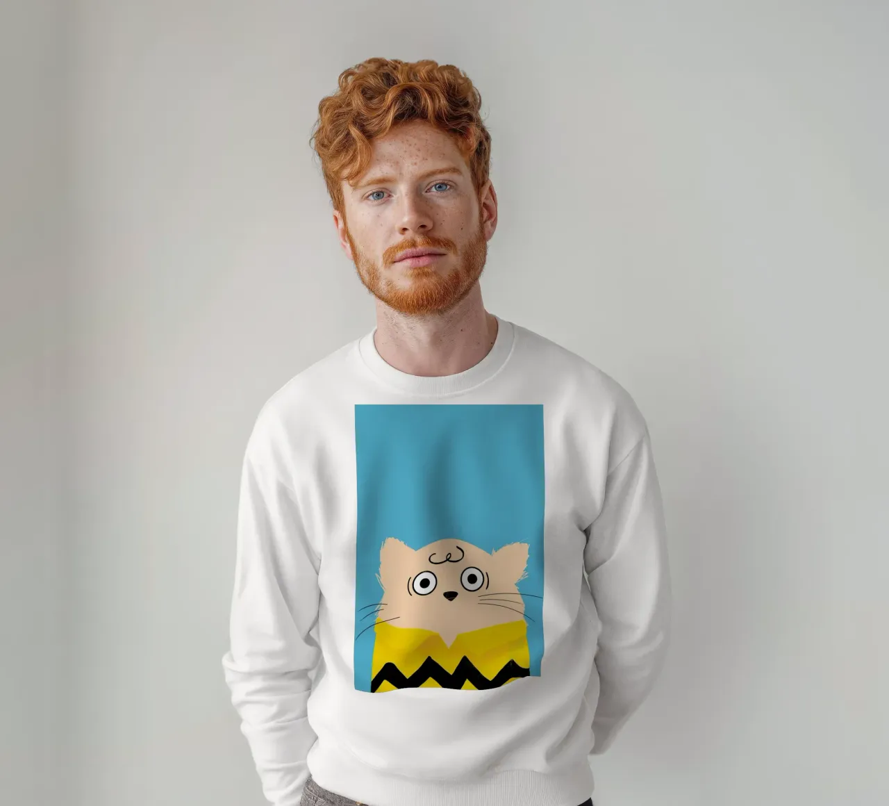 Cat Charlie felpa da Doozal