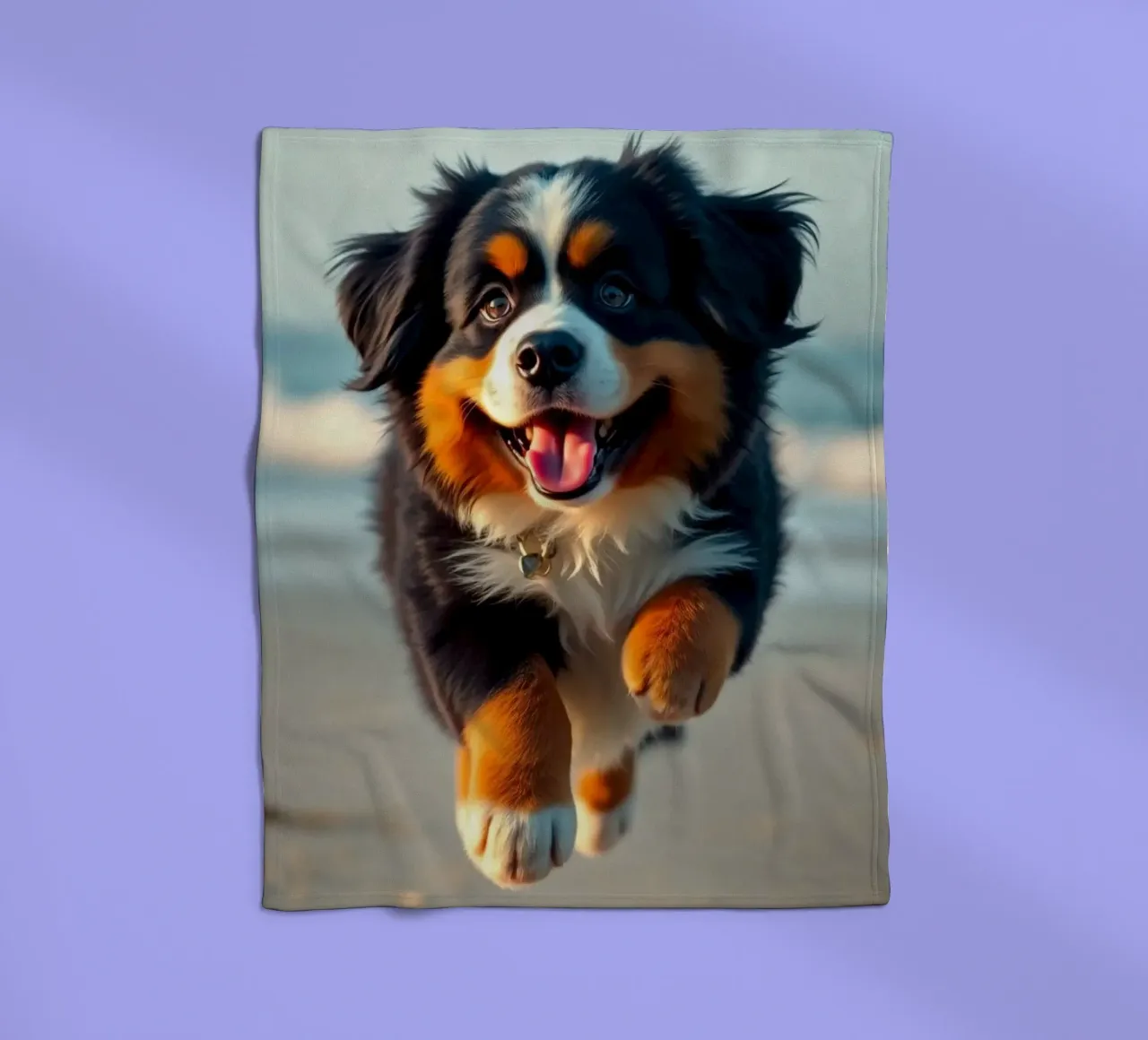 cute little puppies #49 fleece blanket by Yumis.Beargang.and.Me