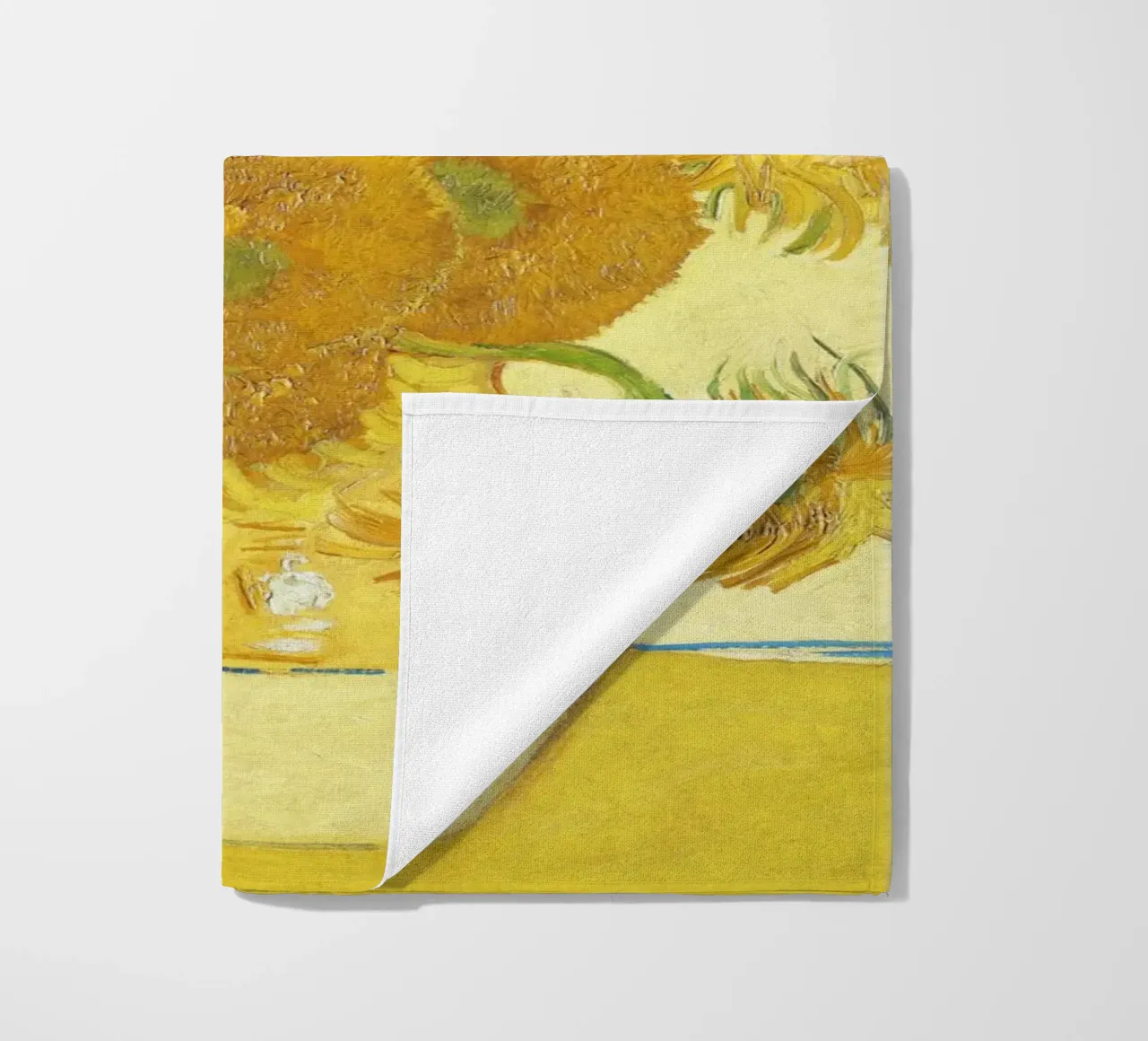 Zonnebloemen van Vincent van Gogh 1888 strandhanddoek van Pretty Flowers Vintage Botanicals