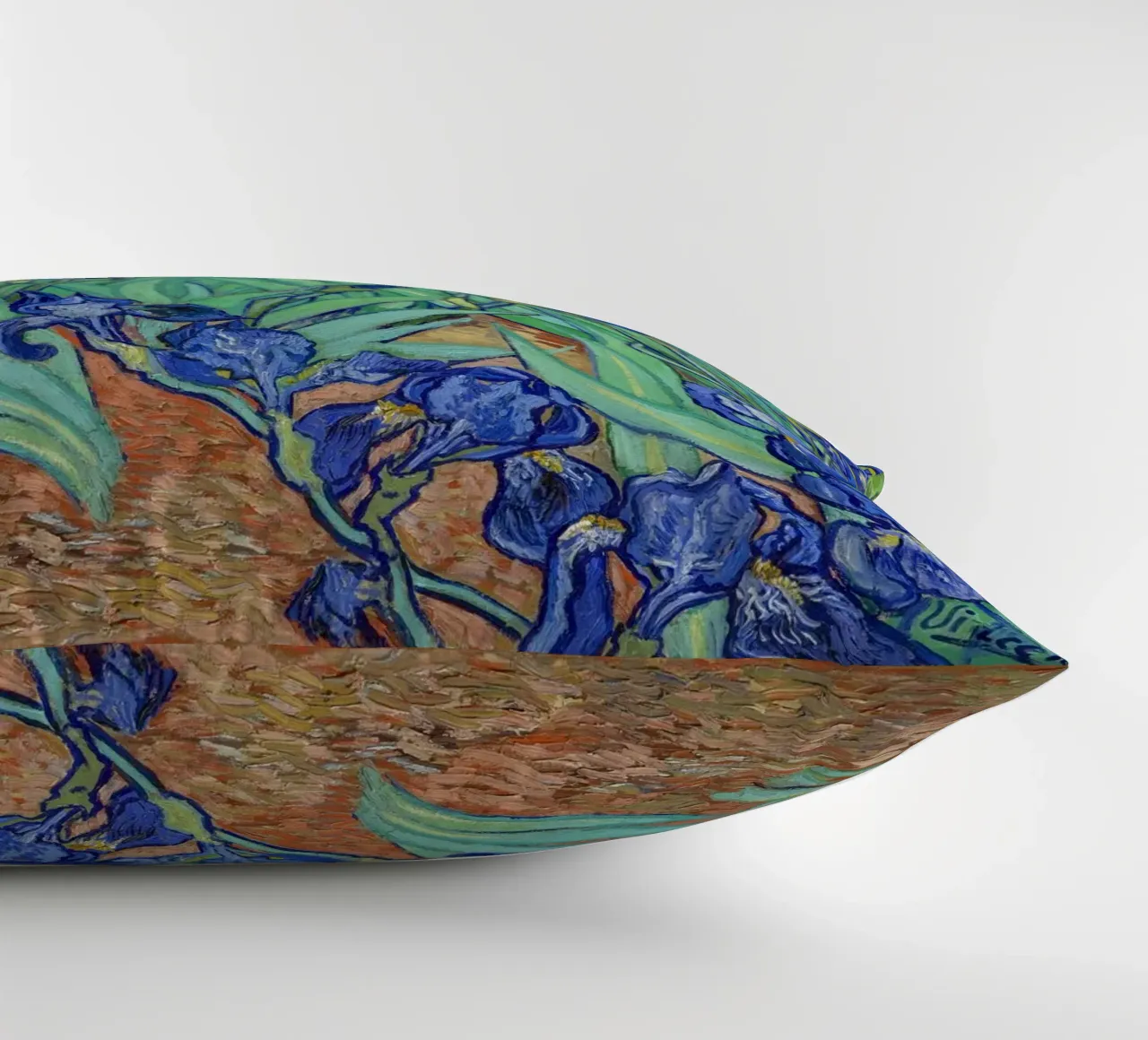 Vincent Van Gogh's Irises (1889 decorative cushion by Pretty Flowers Vintage Botanicals