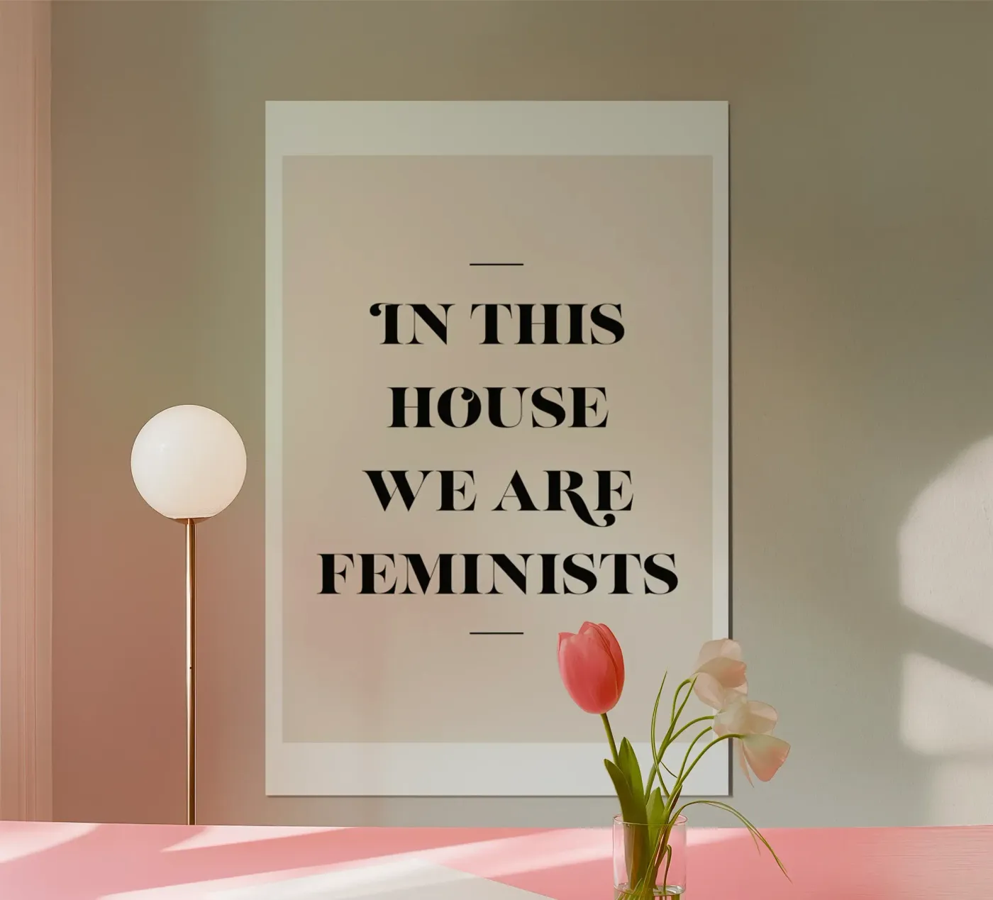 Feminists poster da Mottos by Sinan Saydik