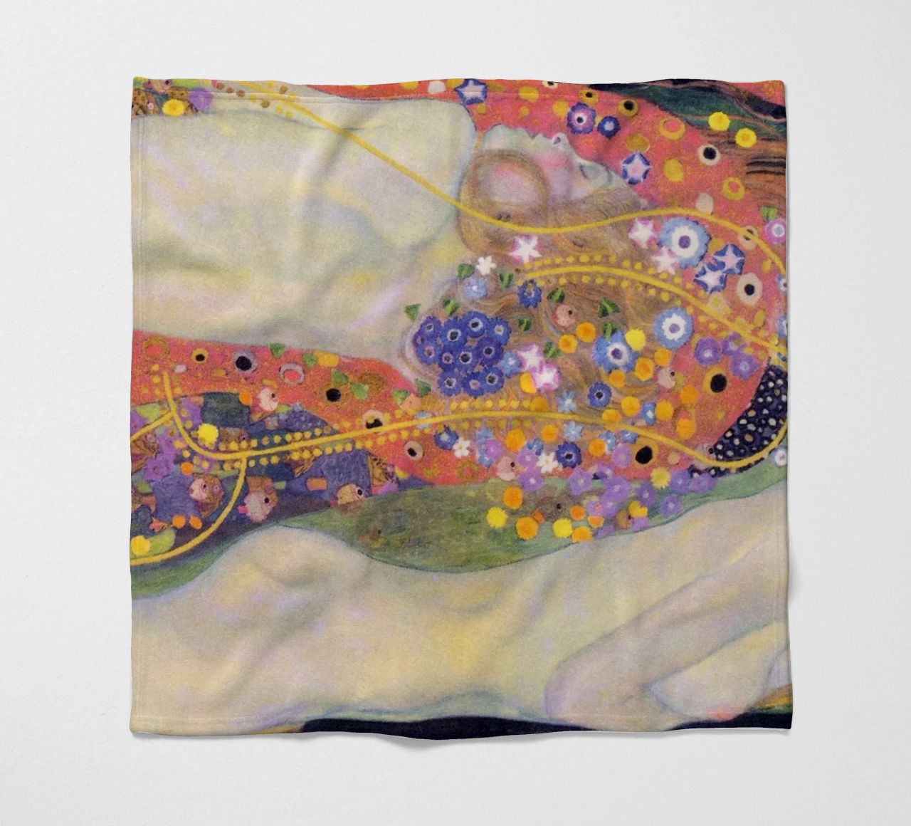Serpenti d'acqua II di Gustav Klimt (1907) coperta in pile da Classic Art Prints