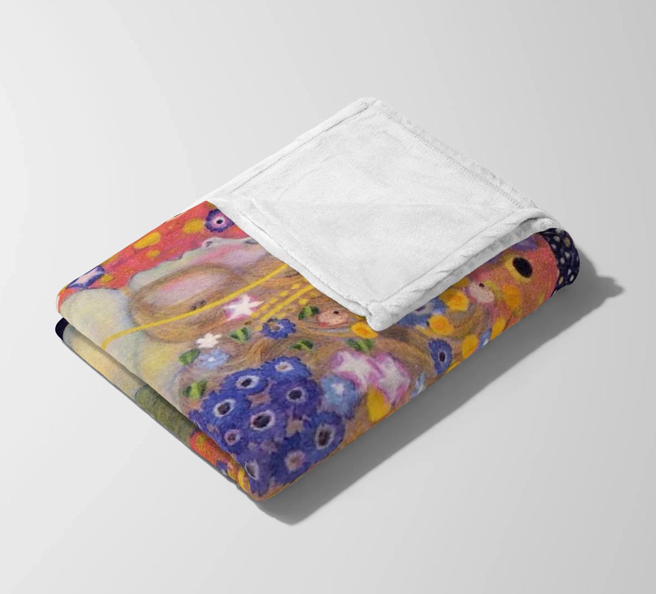 Serpenti d'acqua II di Gustav Klimt (1907) coperta in pile da Classic Art Prints