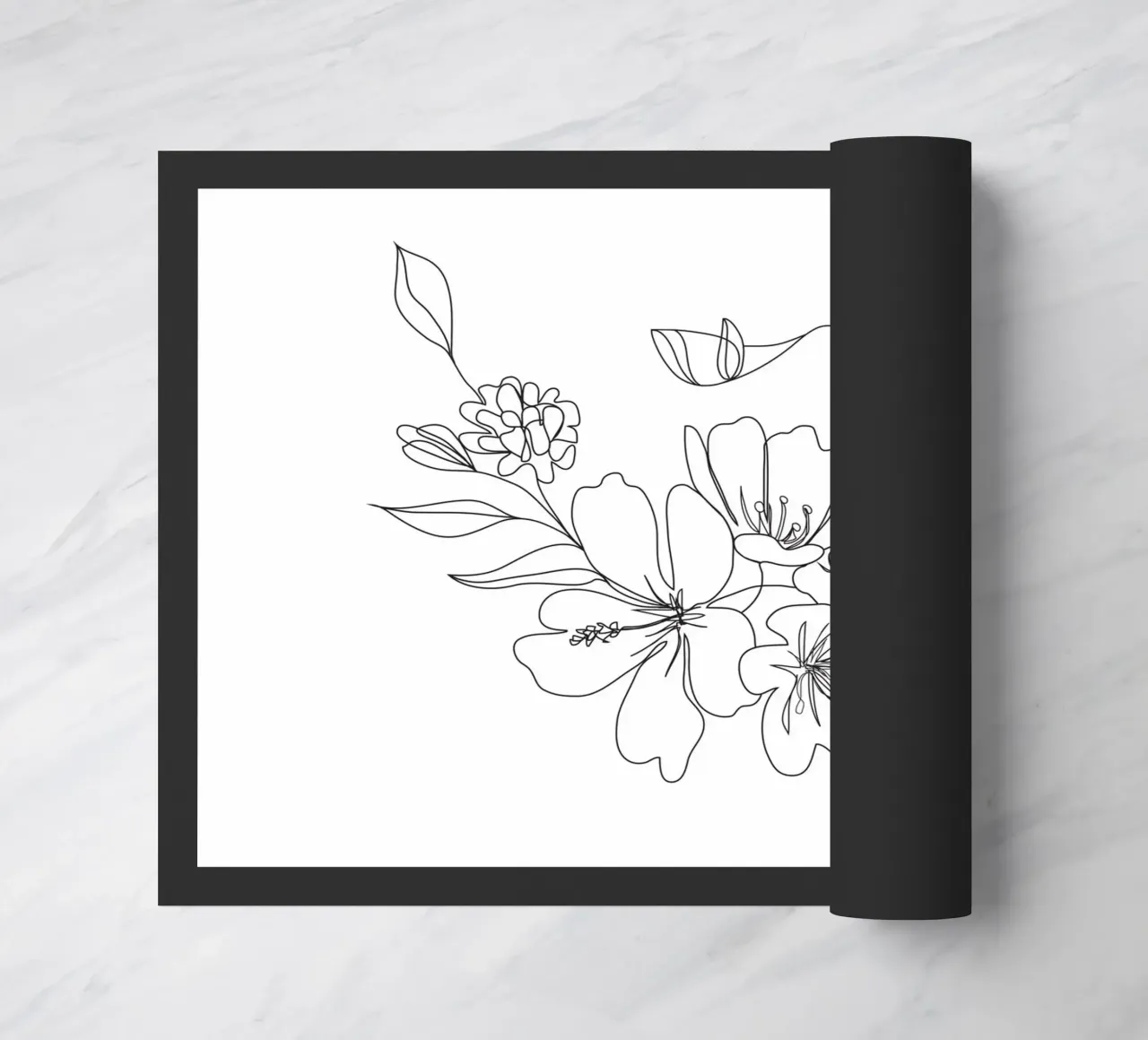 Minimal Line Art Woman Face II zerbino da Nadjaa