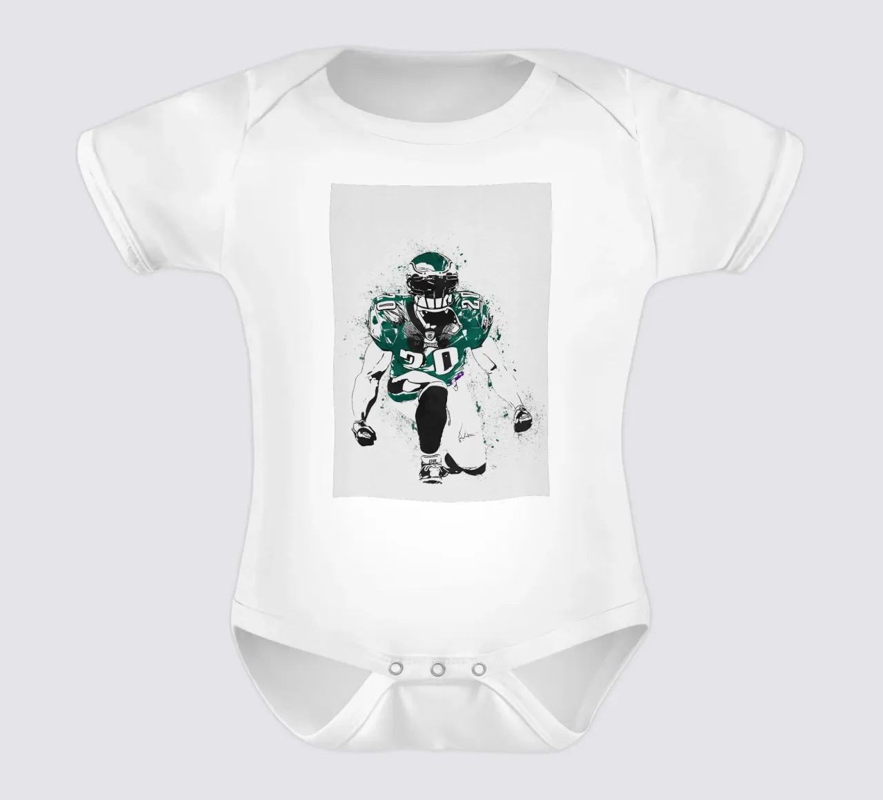 Brian Dawkins body neonato maniche corte da tenten