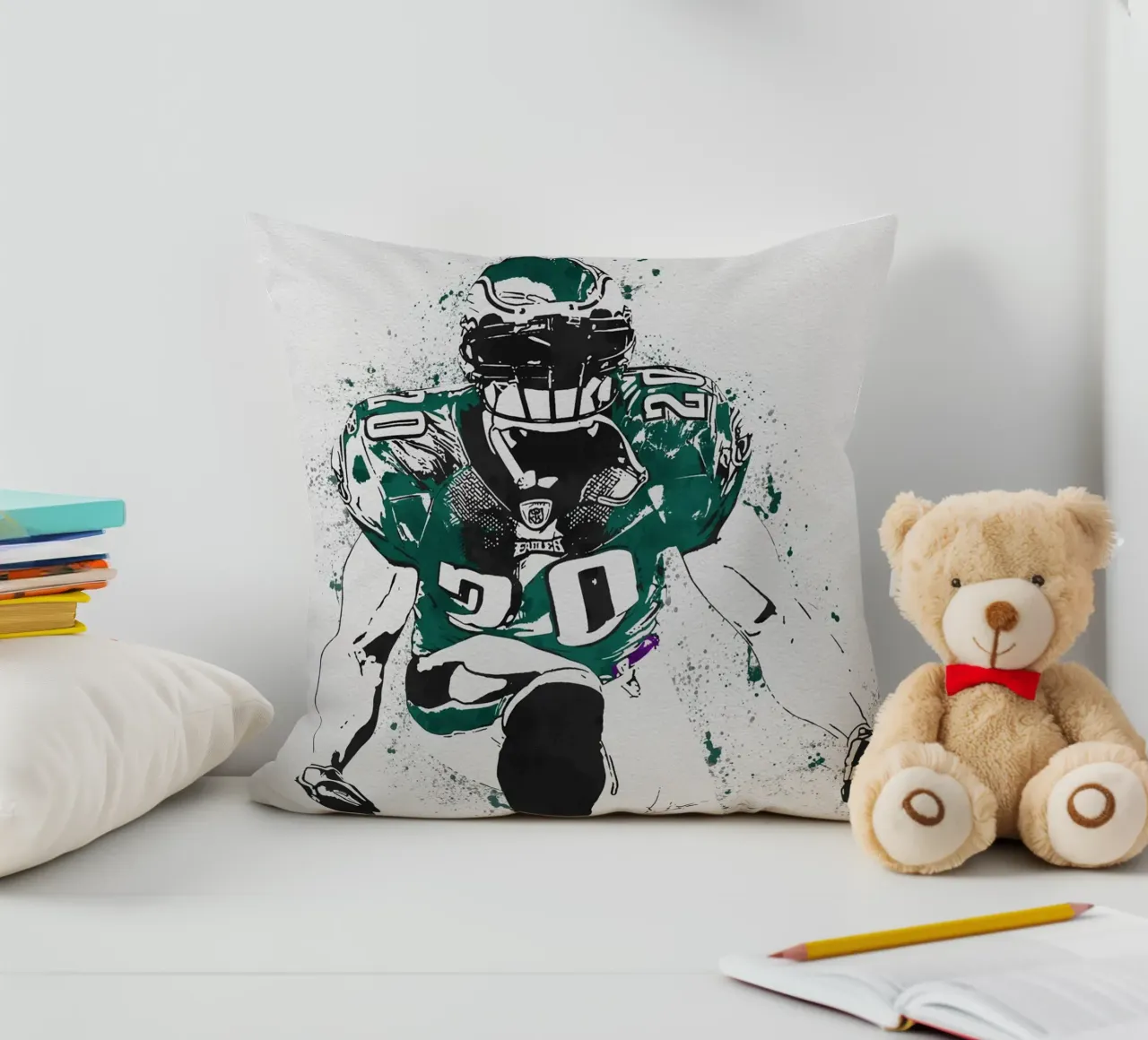 Brian Dawkins cuscino da tenten