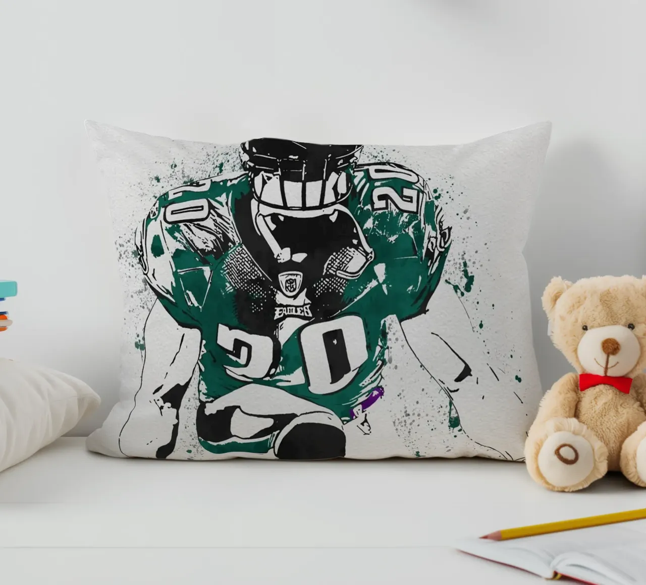 Brian Dawkins cuscino da tenten