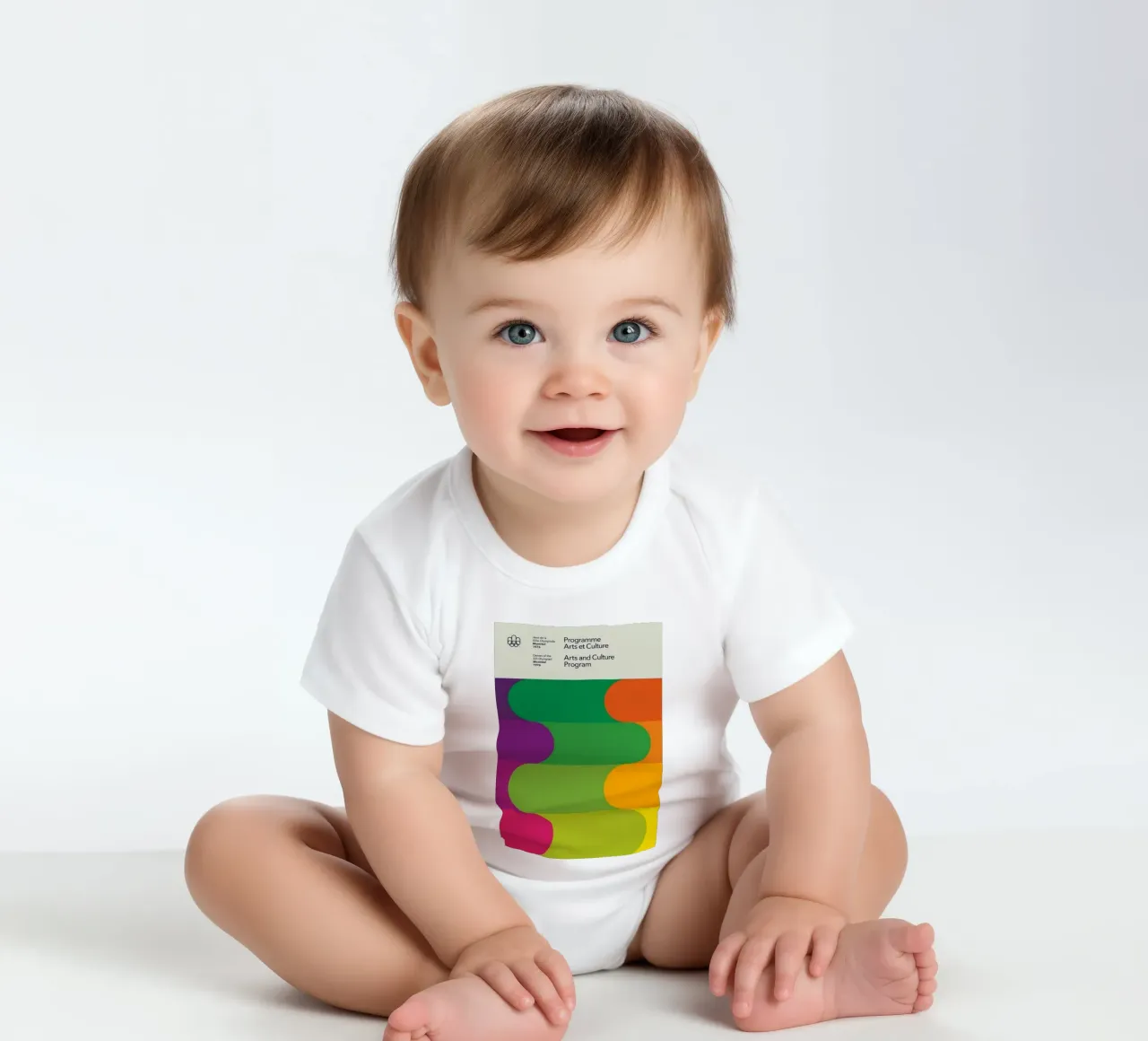 Kunst Programm Kurzarm Babybody von Piere art Shops