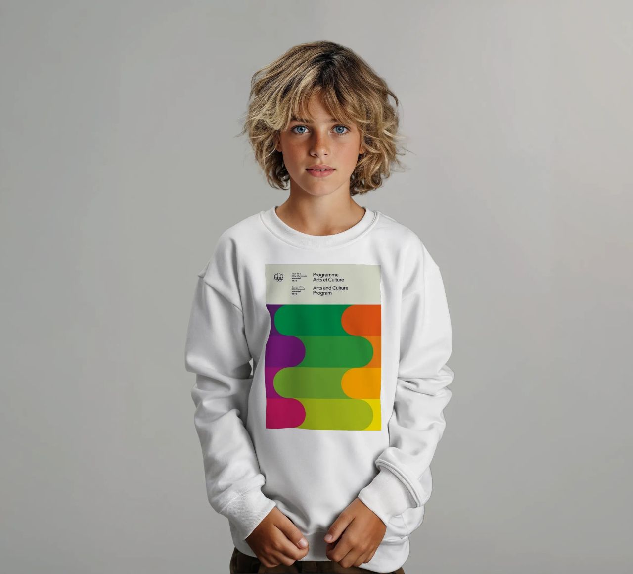 Programma artistico felpa bambino da Piere art Shops
