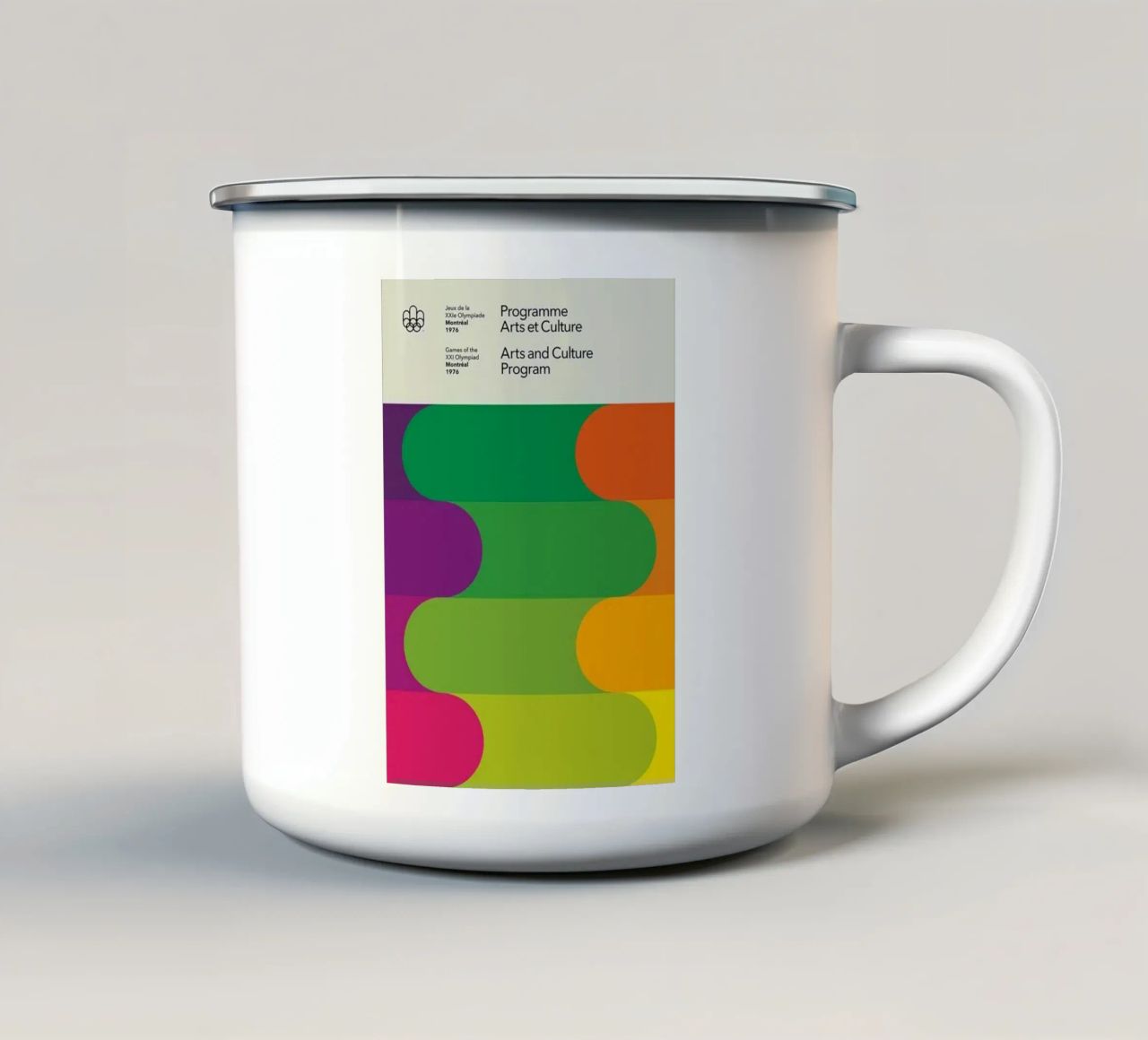 Programma artistico tazza in smalto da Piere art Shops