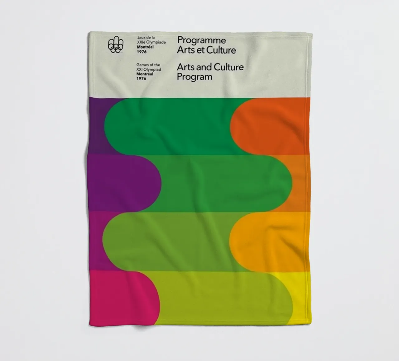 Programma artistico coperta in pile da Piere art Shops