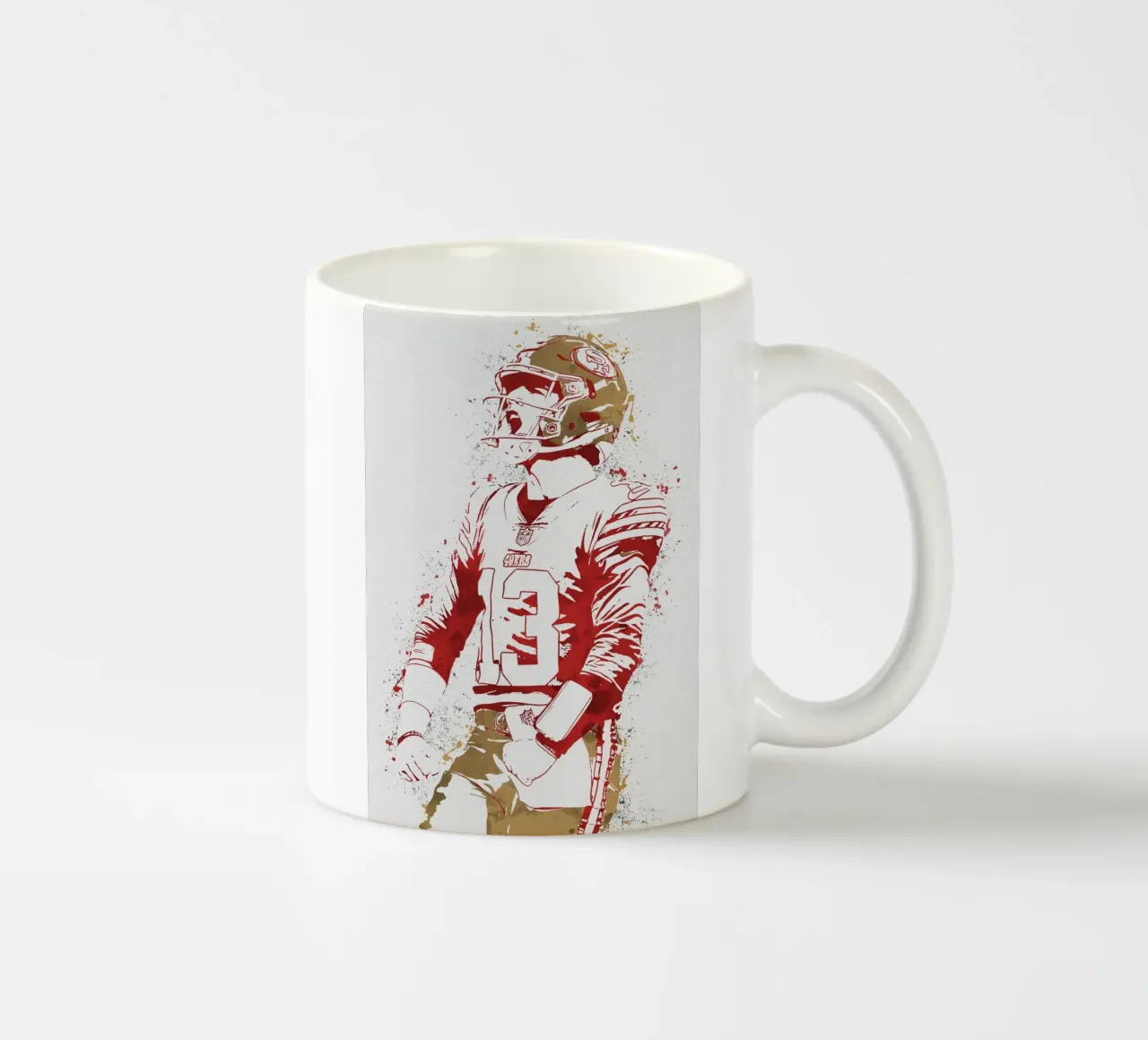 Brock Purdy tazza in ceramica da tenten