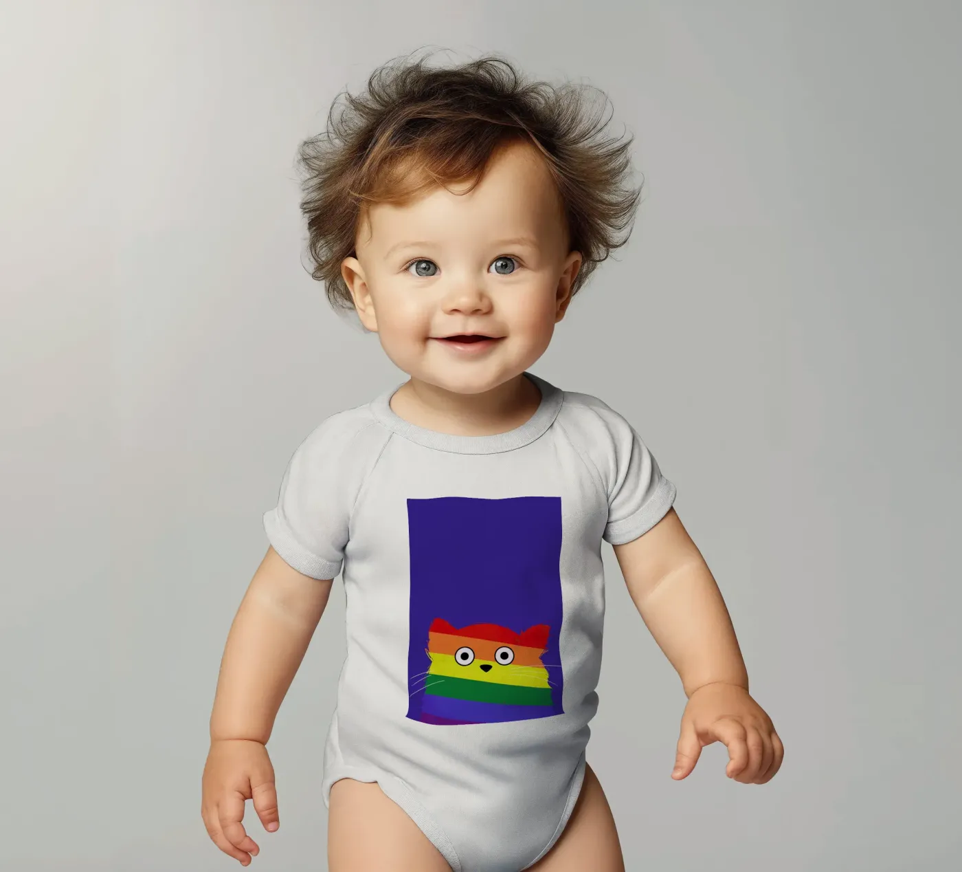 Cat Pride body bébé de Doozal