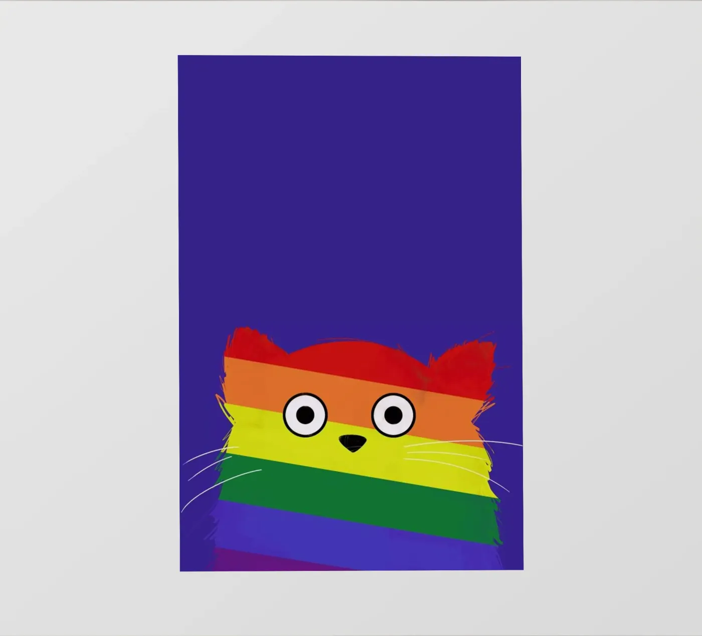 Cat Pride pellicola backlit da Doozal