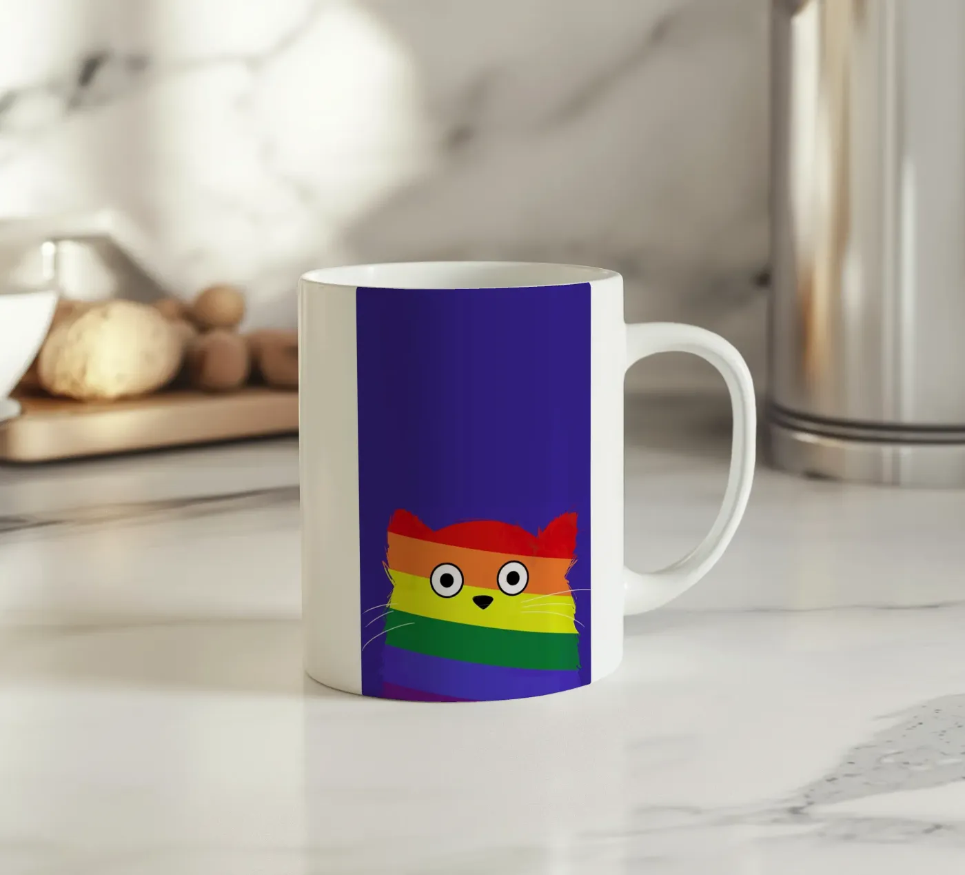 Cat Pride Keramik Tasse von Doozal
