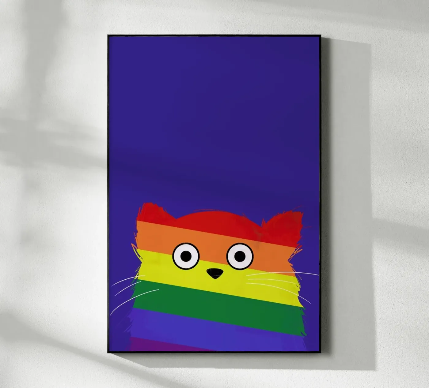 Cat Pride acryl van Doozal