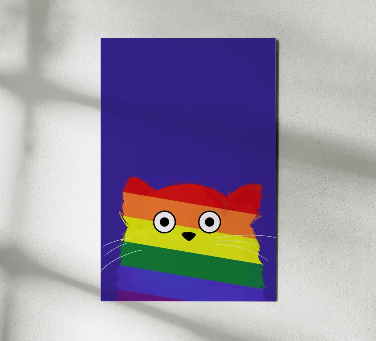 Cat Pride alluminio dibond da Doozal