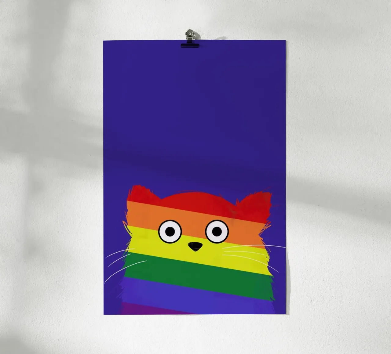 Cat Pride poster da Doozal