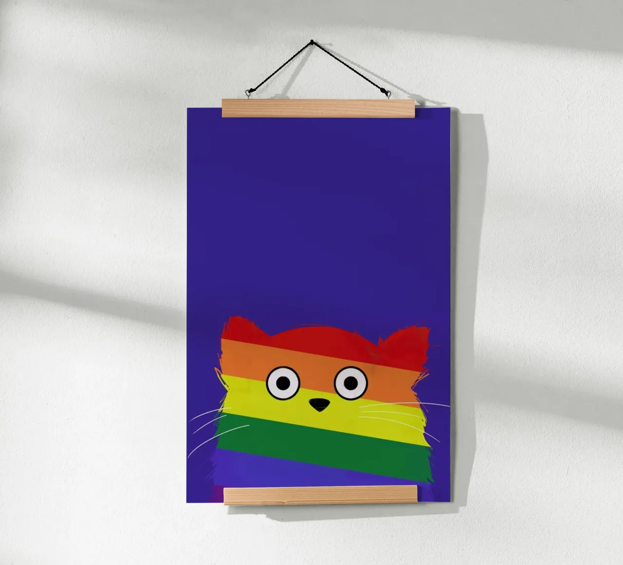 Cat Pride poster da Doozal