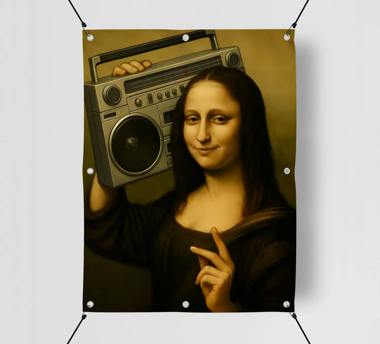 MONA LISA BOOMBOX telo in pvc da ARTOMATIC