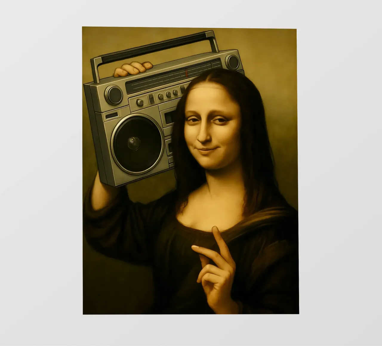 MONA LISA BOOMBOX telo in pvc da ARTOMATIC