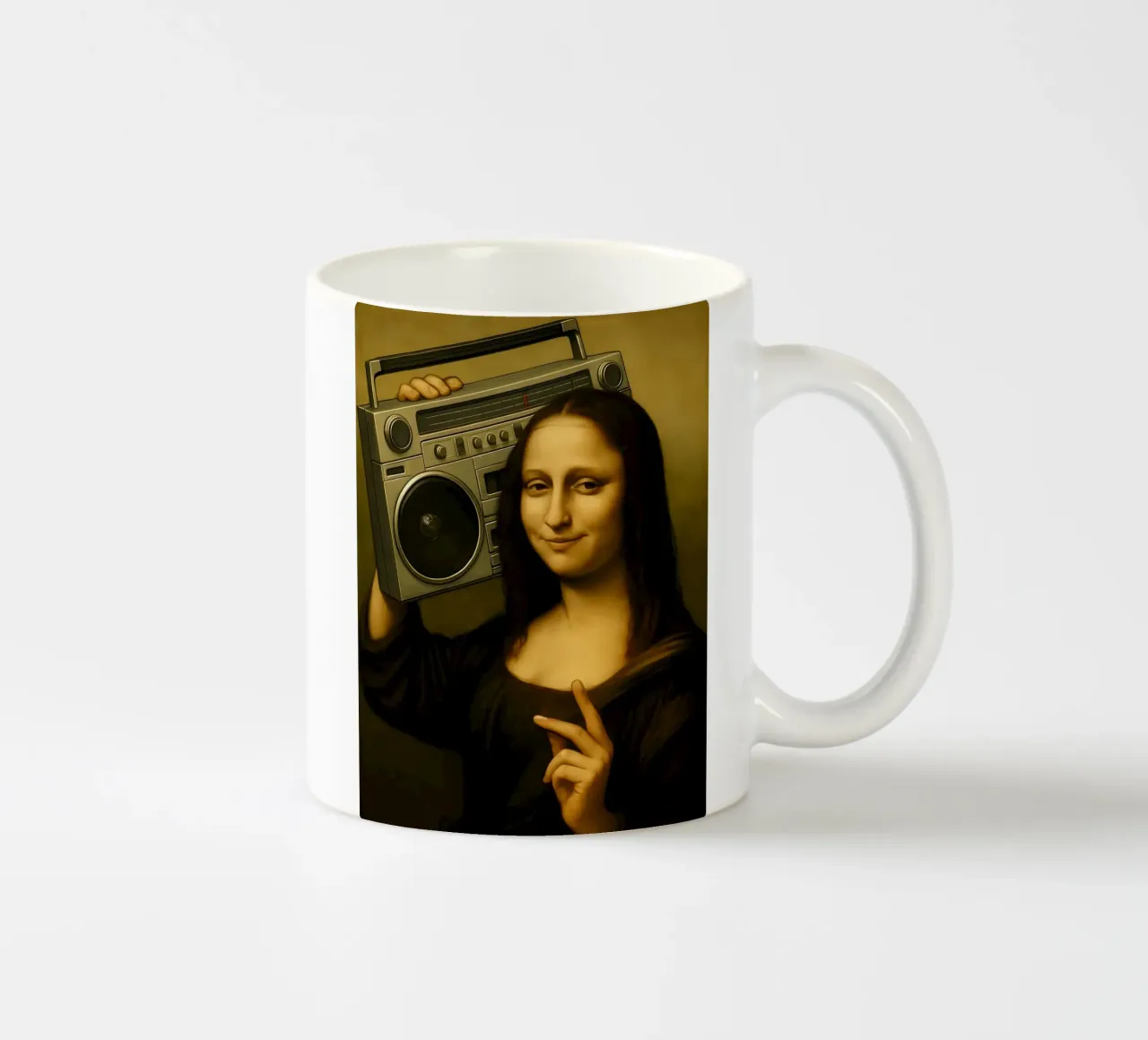 MONA LISA BOOMBOX tazza in ceramica da ARTOMATIC
