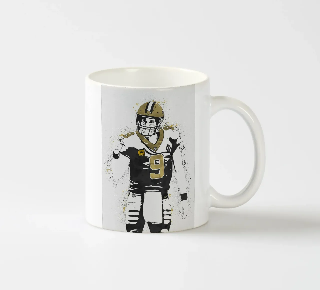 Drew Brees tazza in ceramica da tenten