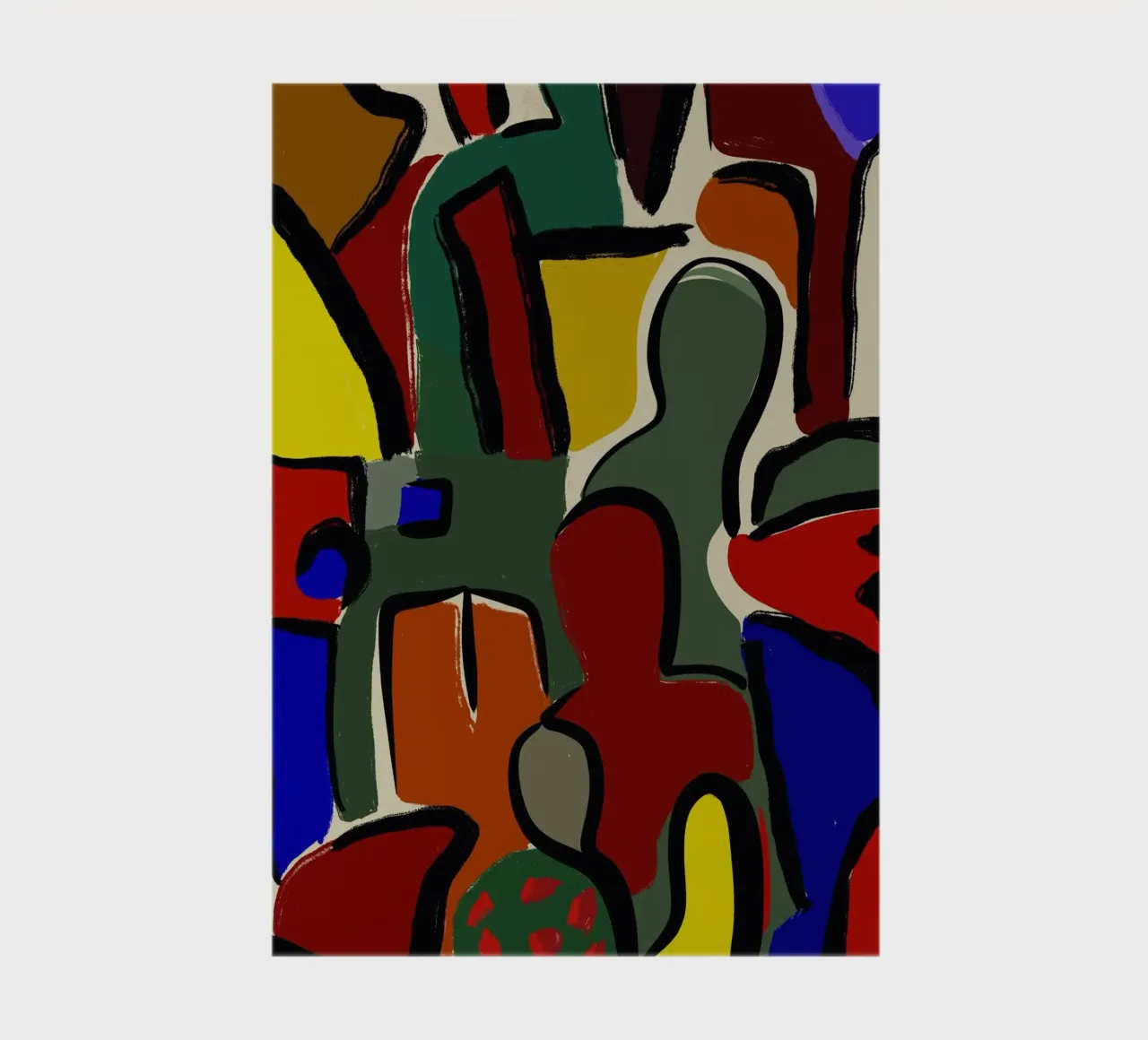 Color doodle abstract notebook by Little Dean