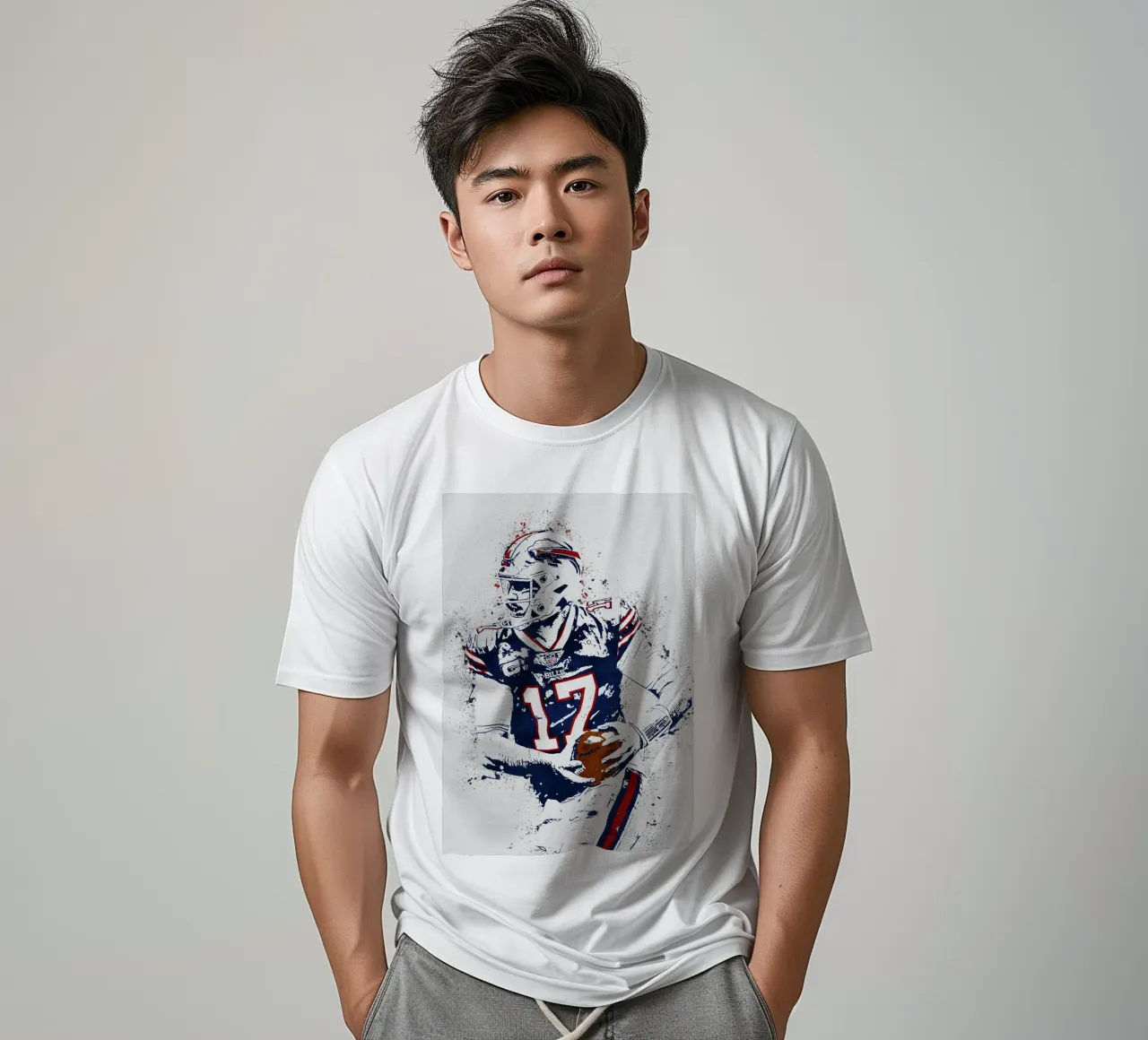 Josh Allen t-shirt da tenten