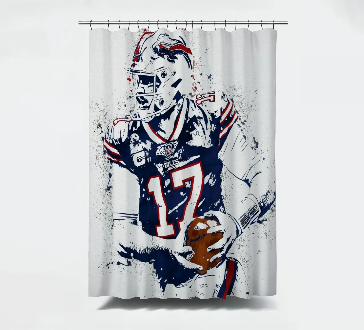 Josh Allen tenda da doccia da tenten