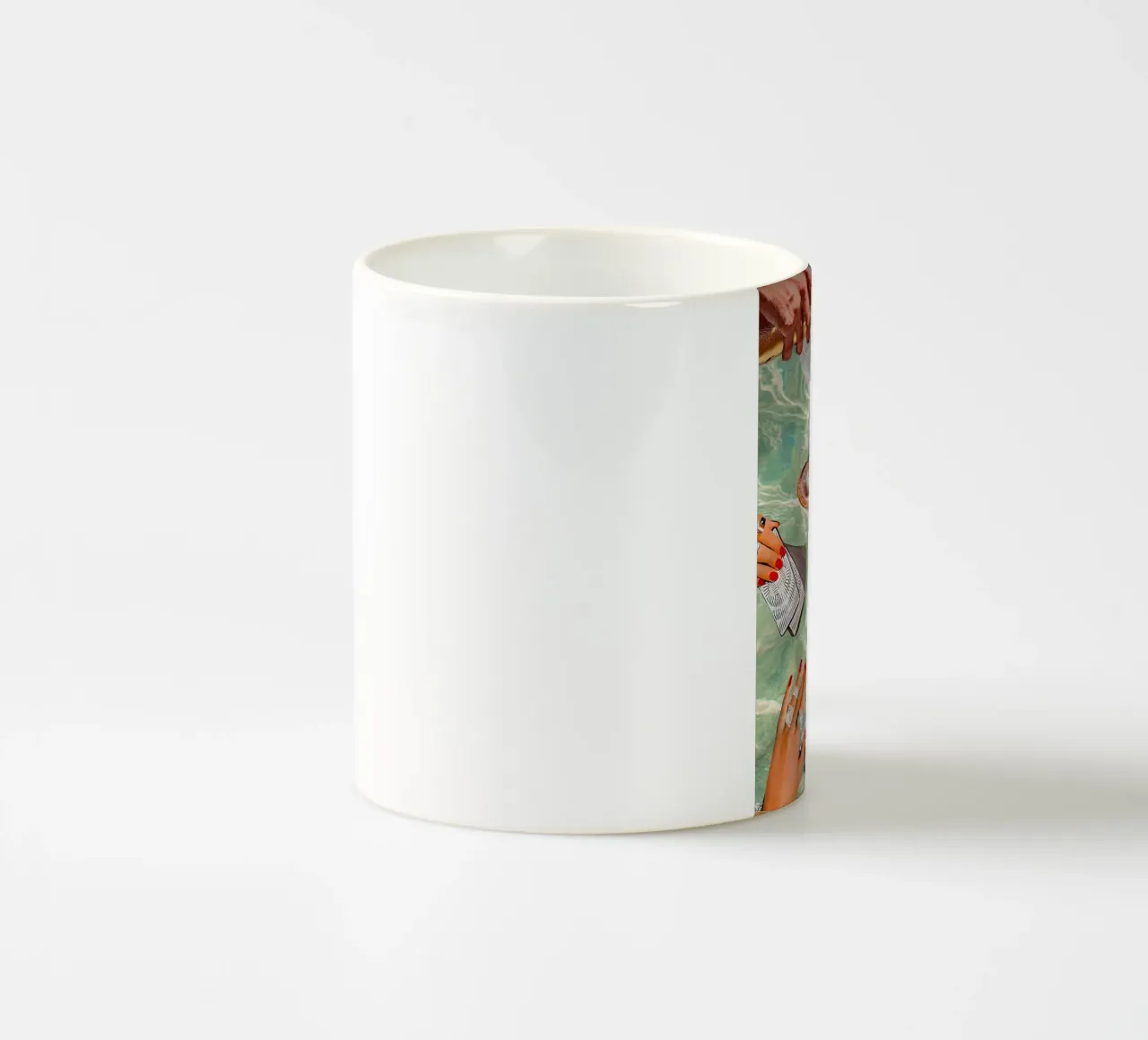 carte da gioco vintage tazza in ceramica da maluniq