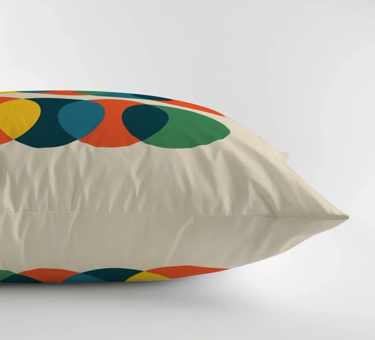 Bauhaus Geometric Circles Art Print Modernism Minimalism decorative cushion by THE MOTIVATED TYPE