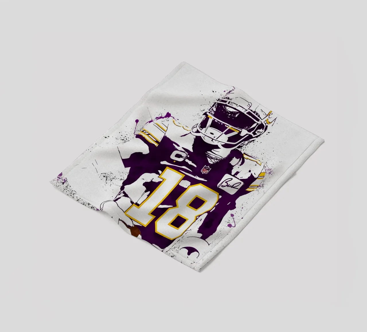 justin jefferson coperta in pile da tenten
