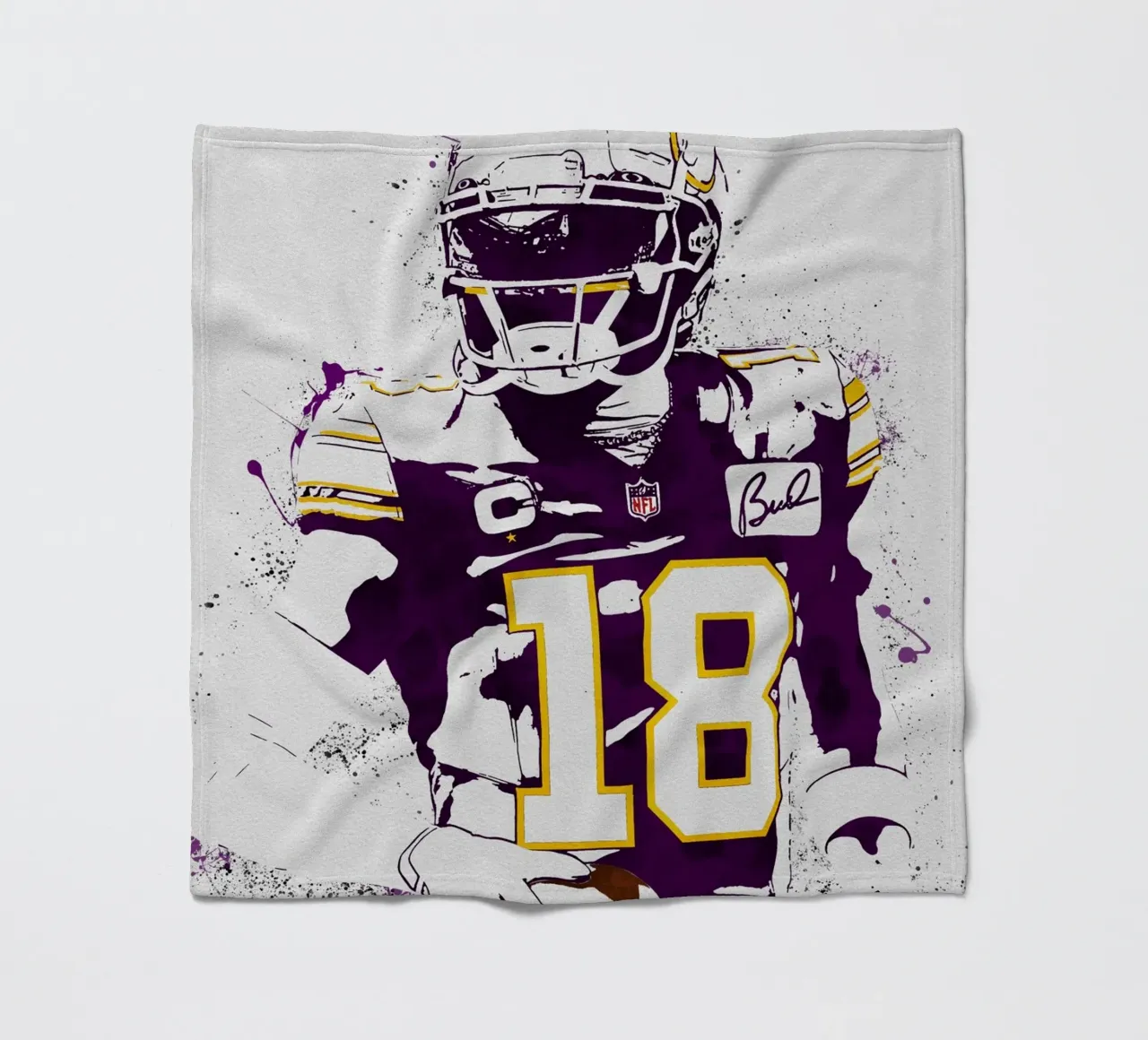 justin jefferson coperta in pile da tenten