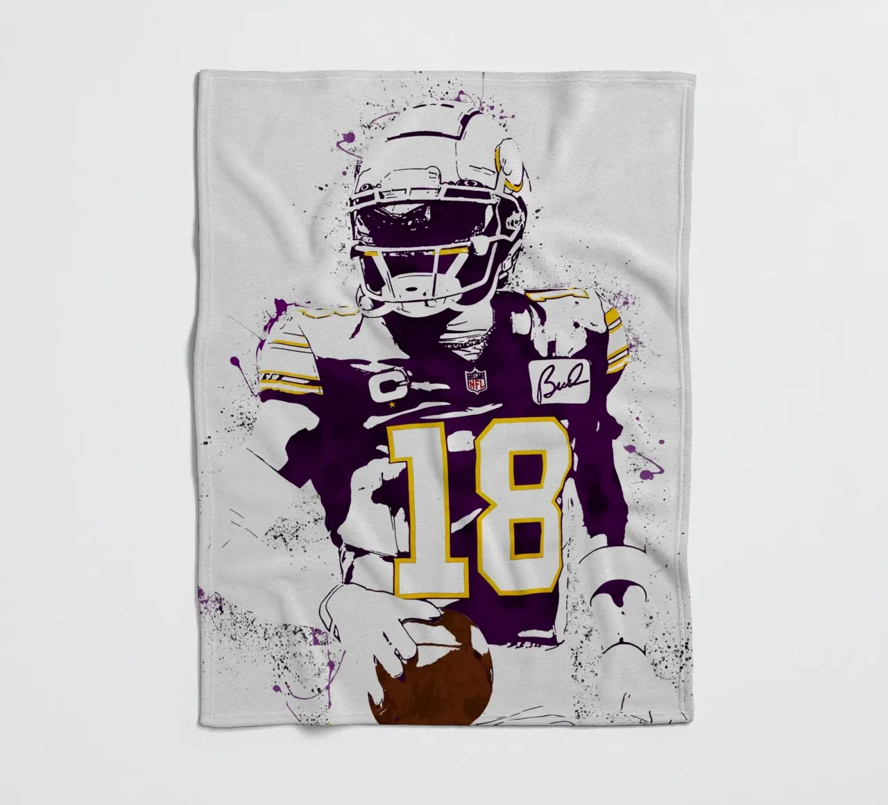 justin jefferson coperta in pile da tenten