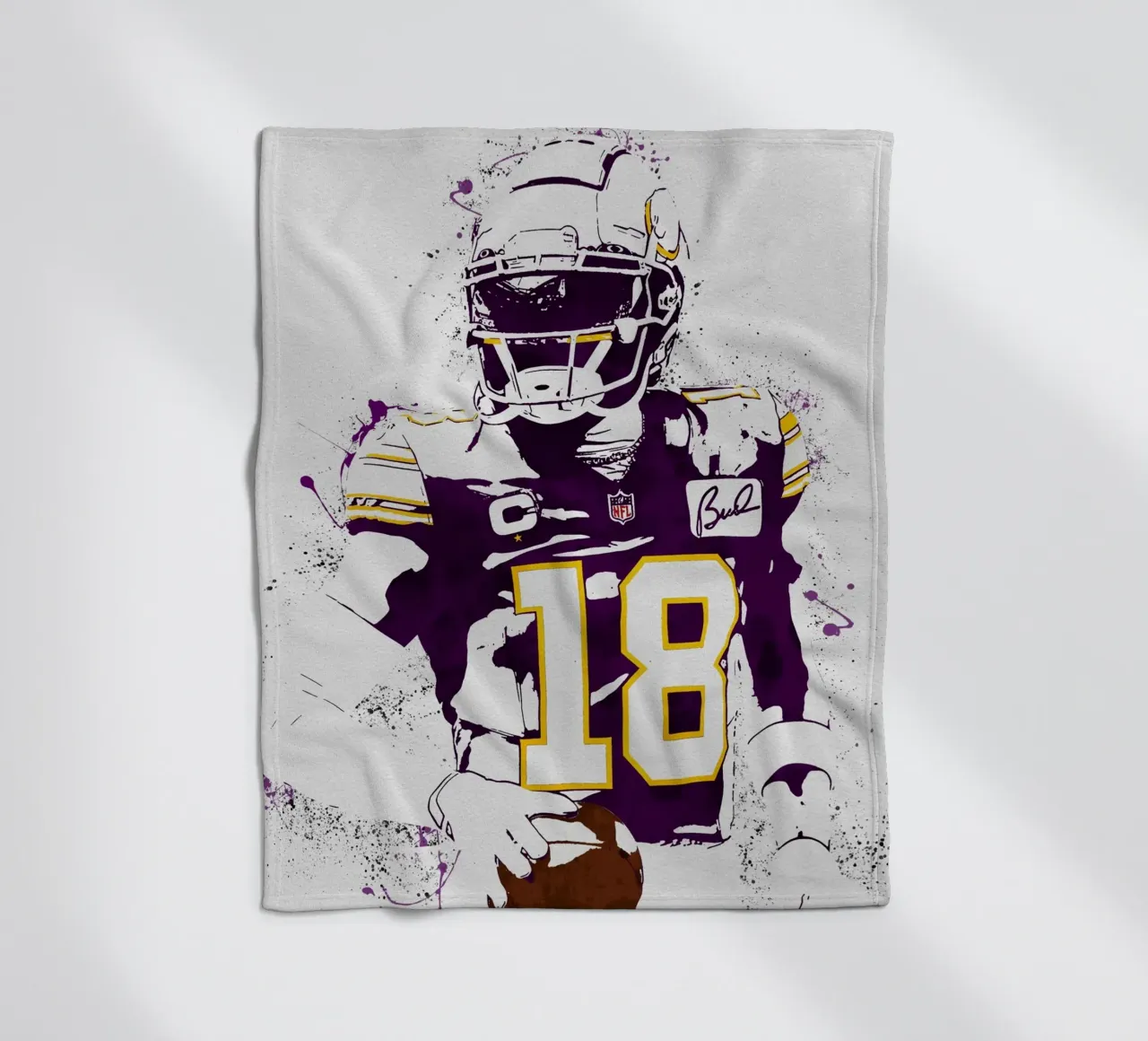 justin jefferson coperta in pile da tenten