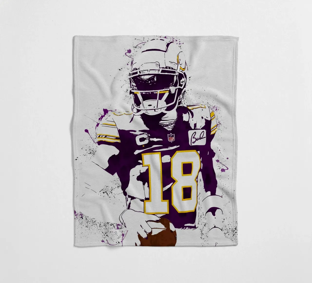 justin jefferson coperta in pile da tenten