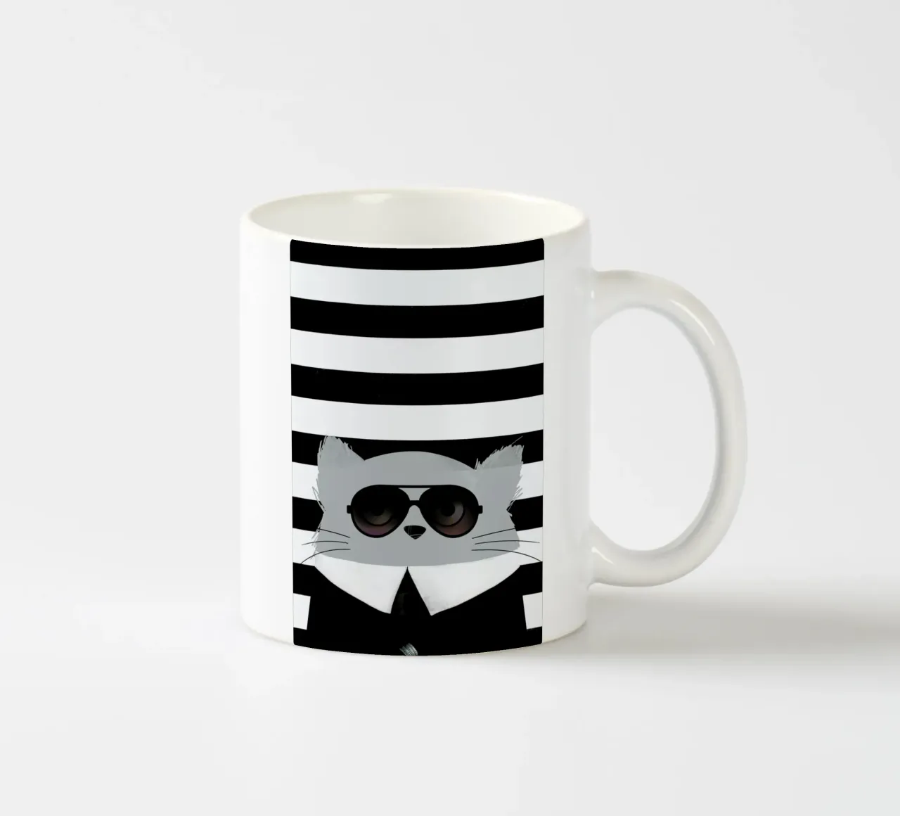 Cat Karl tazza in ceramica da Doozal
