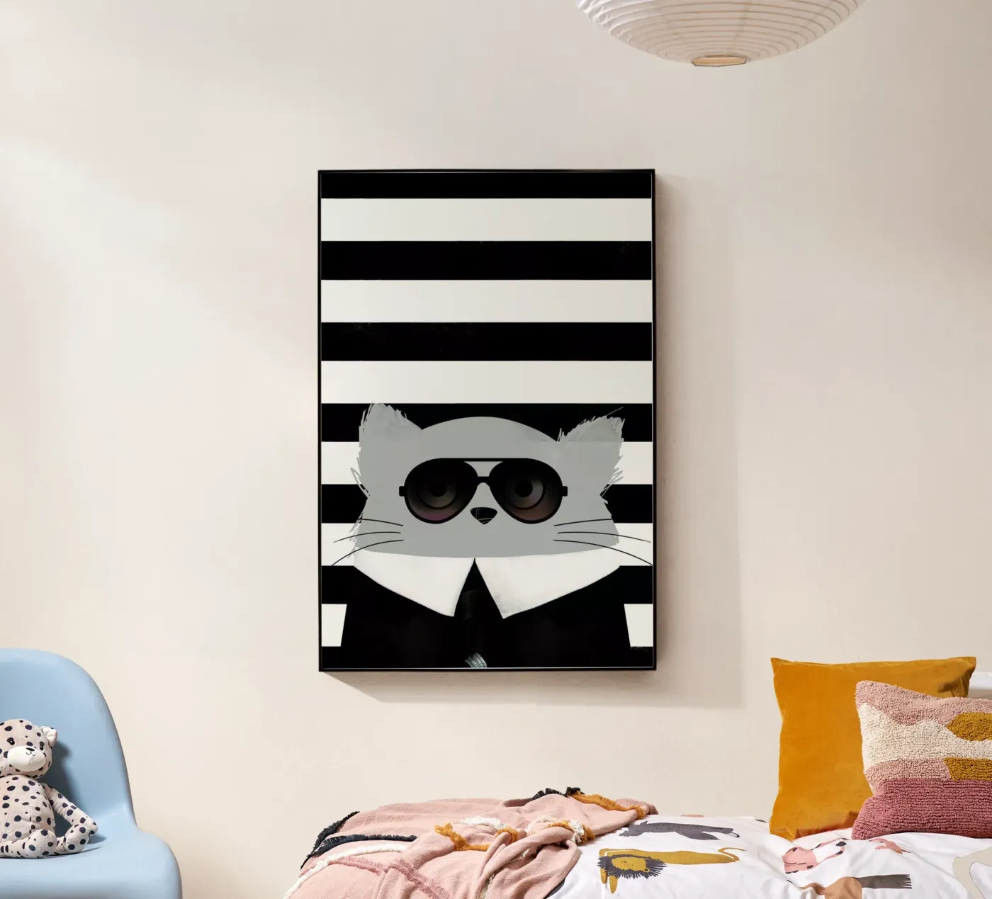 Cat Karl acryl van Doozal