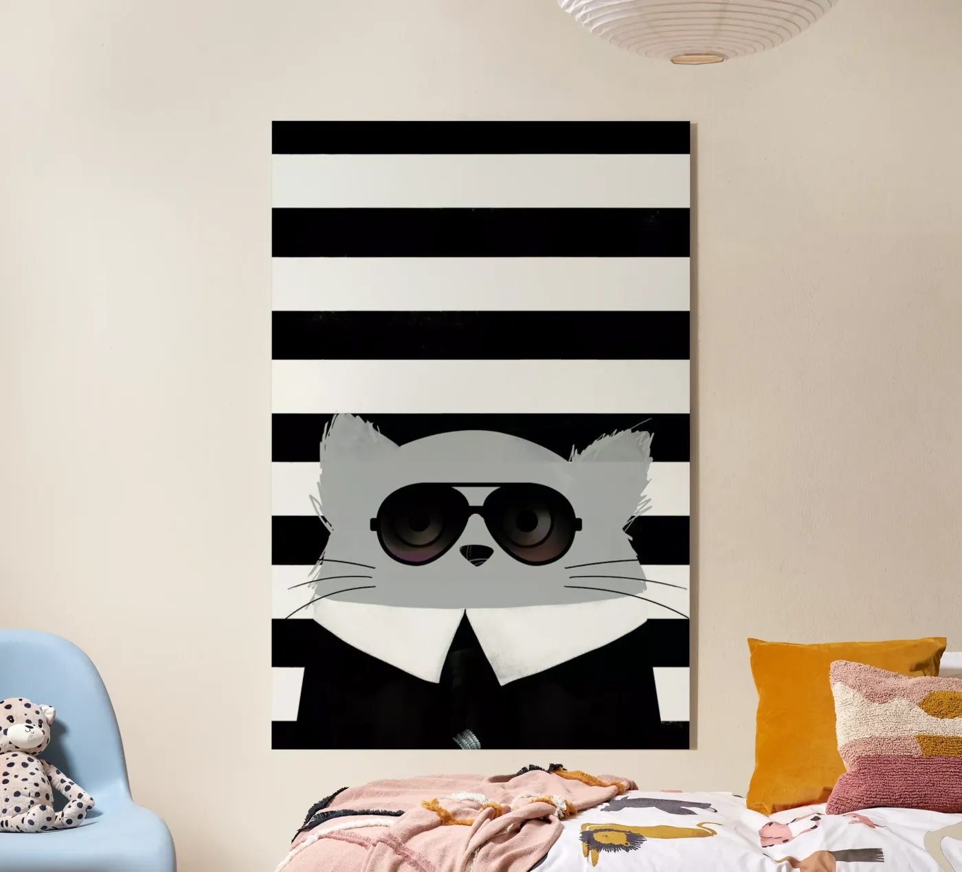 Cat Karl acryl van Doozal