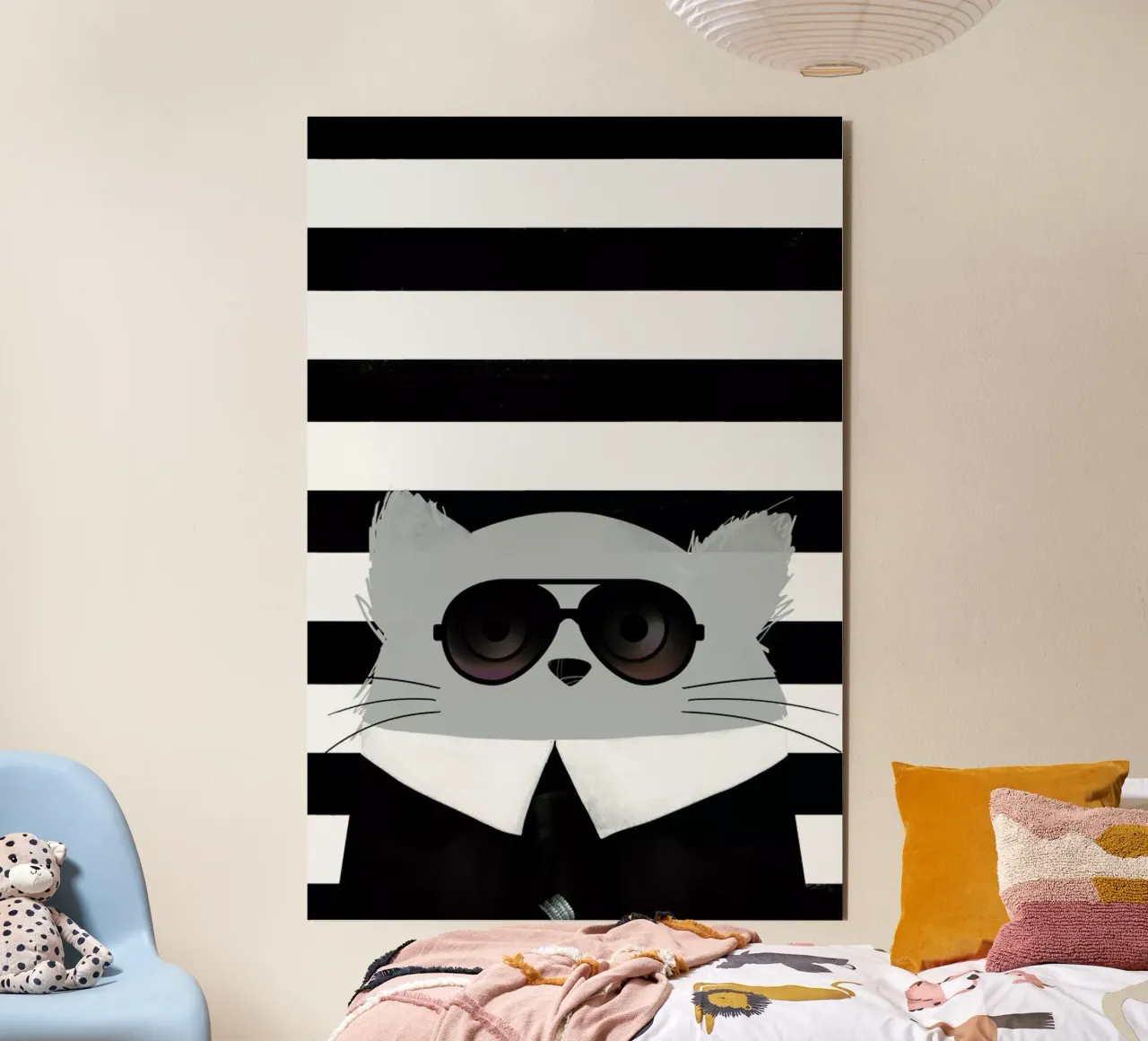 Cat Karl alu-dibond by Doozal
