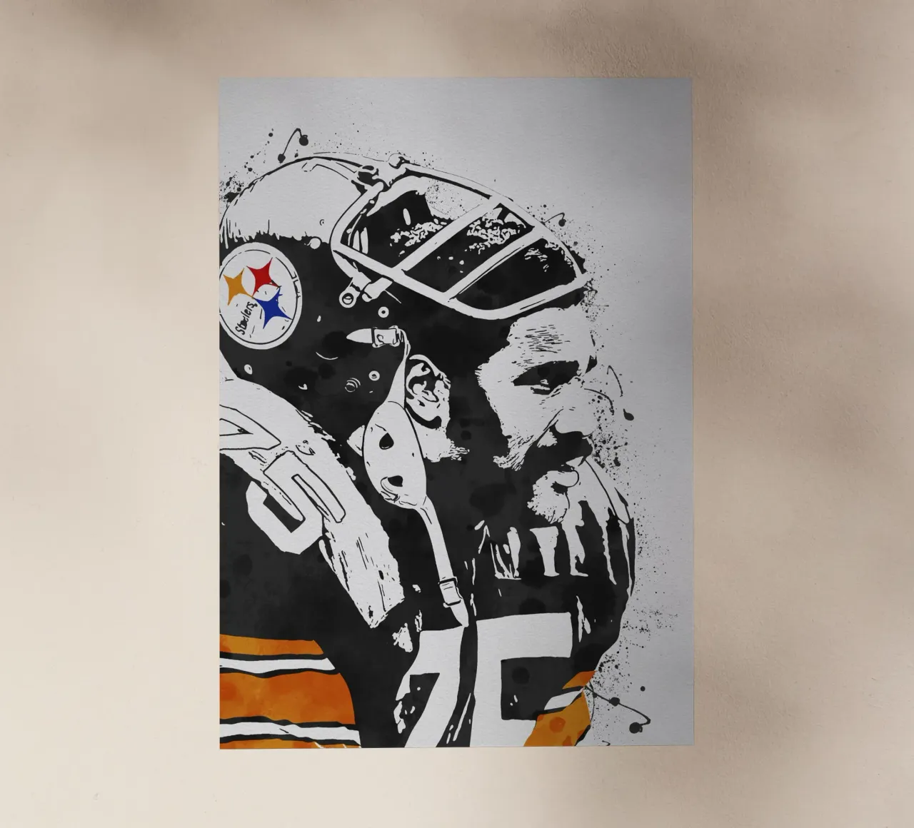 Mean Joe Greene pellicola backlit da tenten