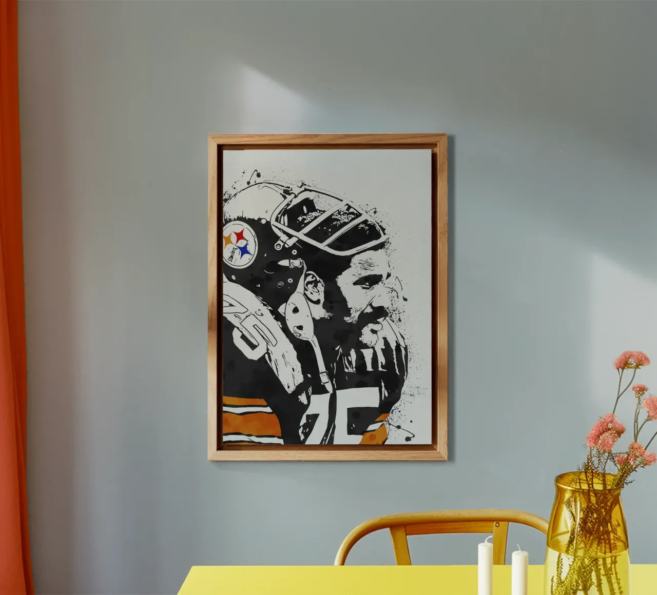 Mean Joe Greene alluminio dibond da tenten