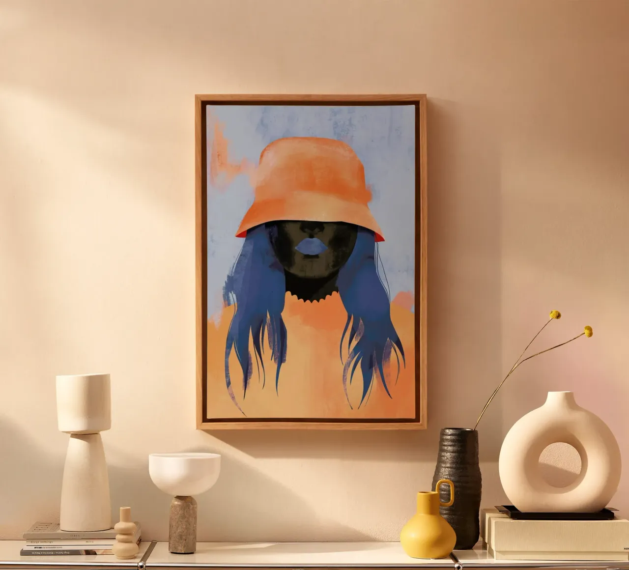 Marmalade tela con Cornice a cassetta da Pure