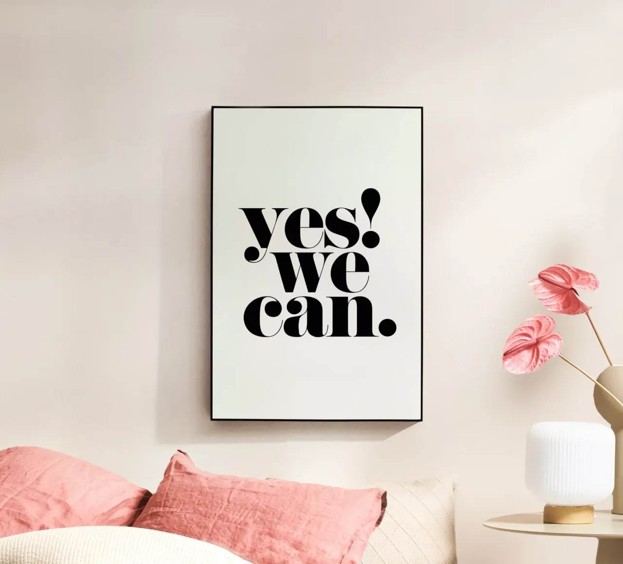 We Can plexiglass da Mottos by Sinan Saydik