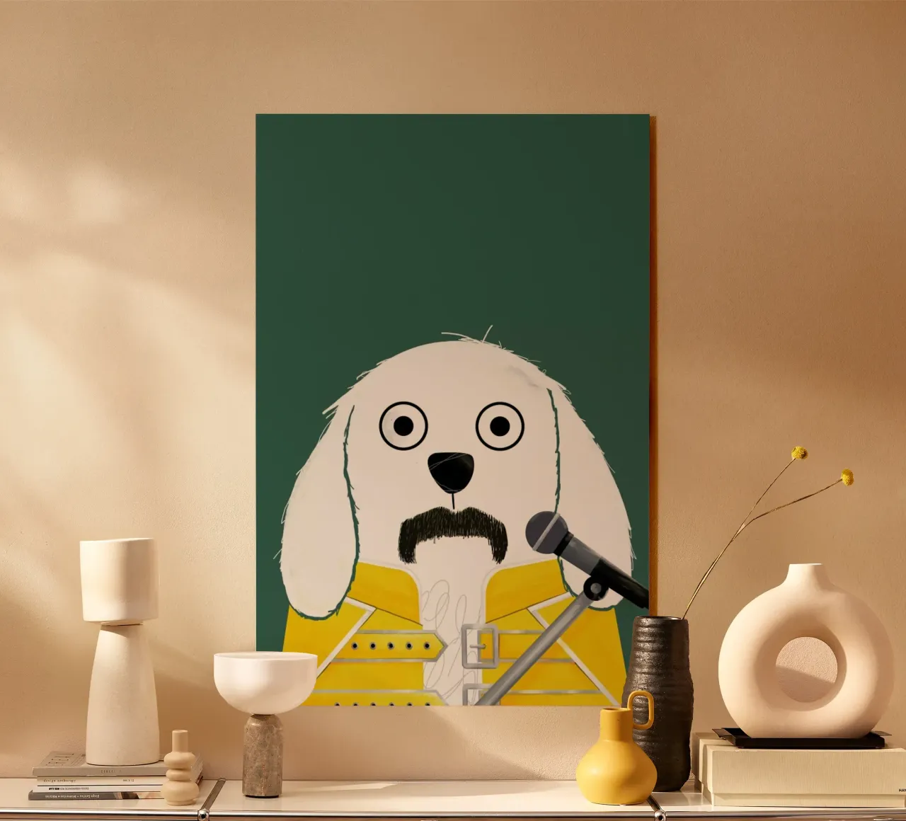 Dog Freddie plexiglass da Doozal