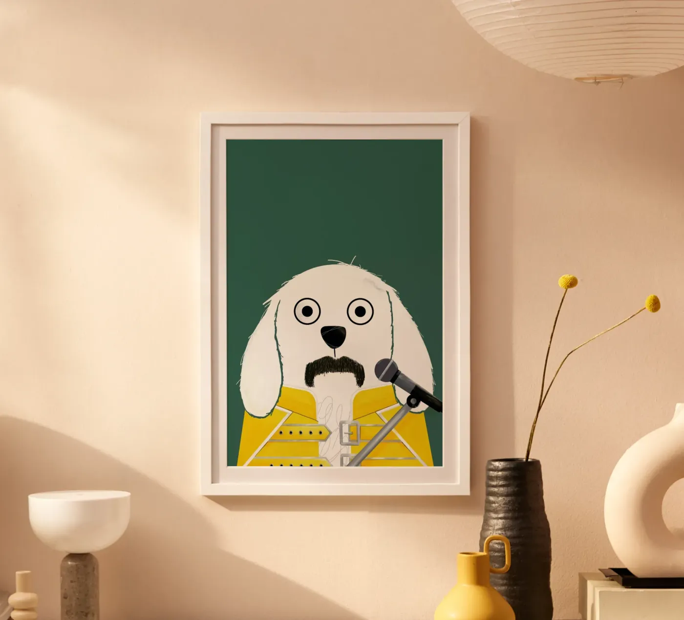 Dog Freddie poster da Doozal
